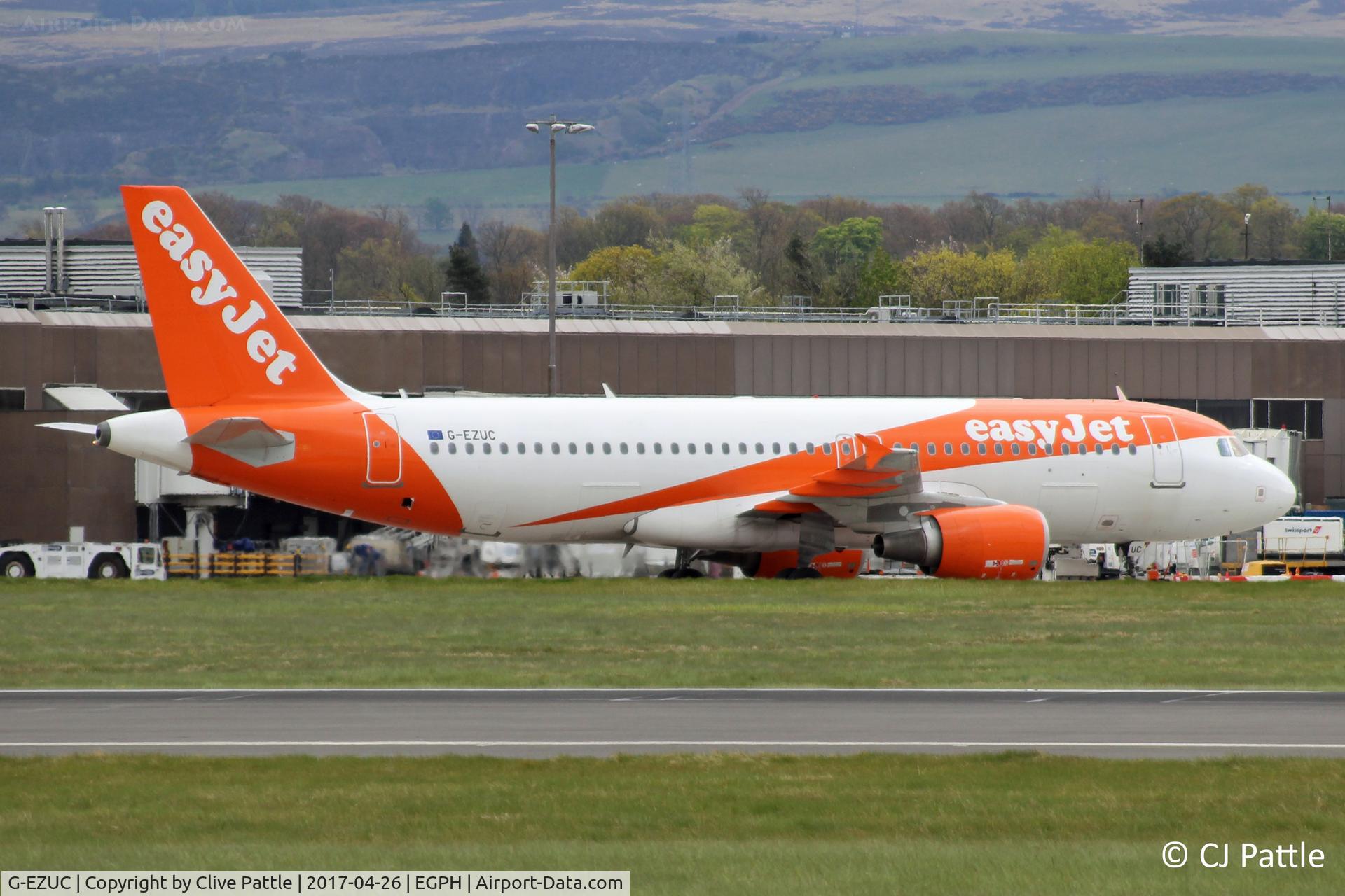 G-EZUC, 2011 Airbus A320-214 C/N 4591, In action at Edinburgh EGPH