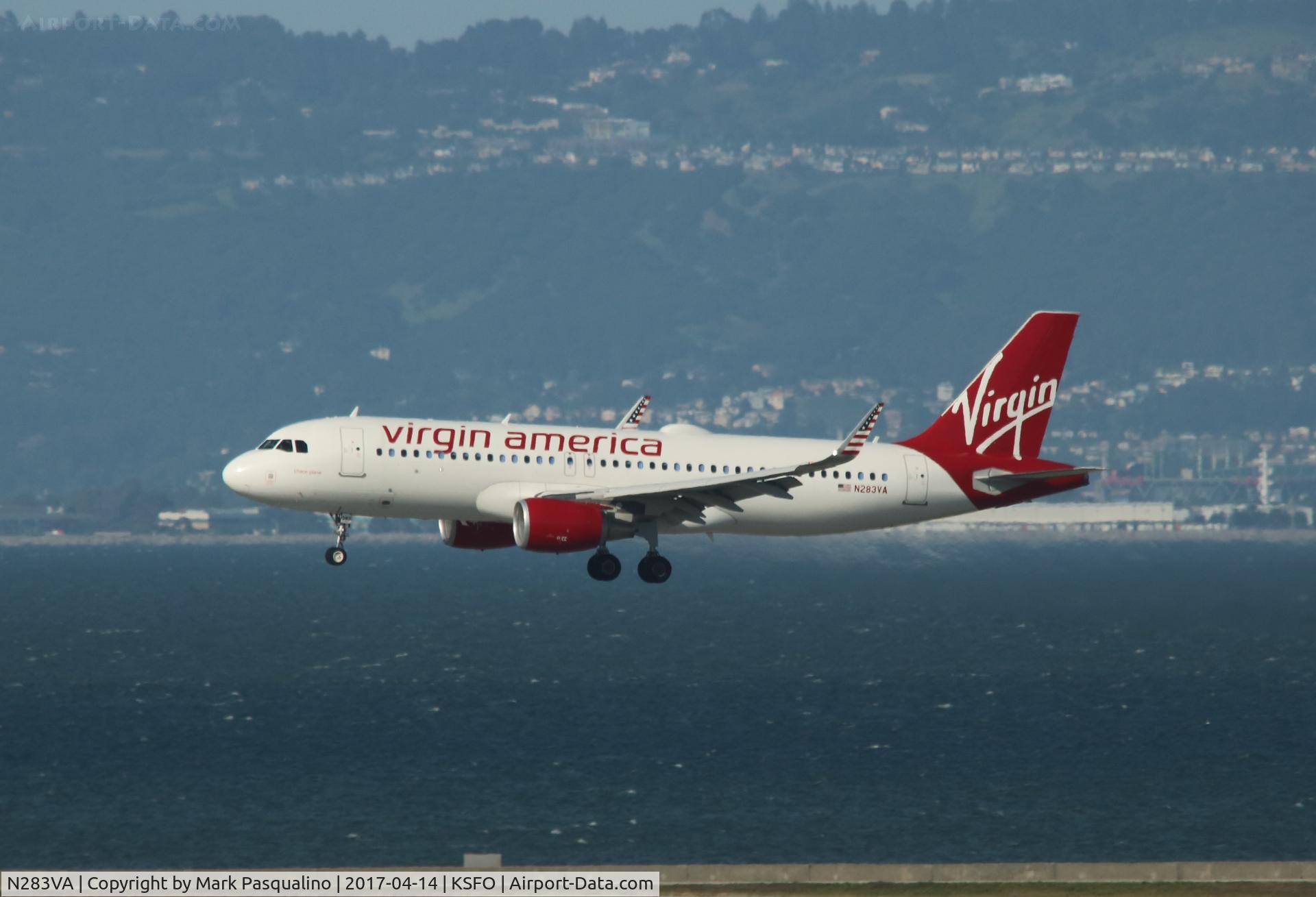 N283VA, 2015 Airbus A320-214 C/N 6787, Airbus A320