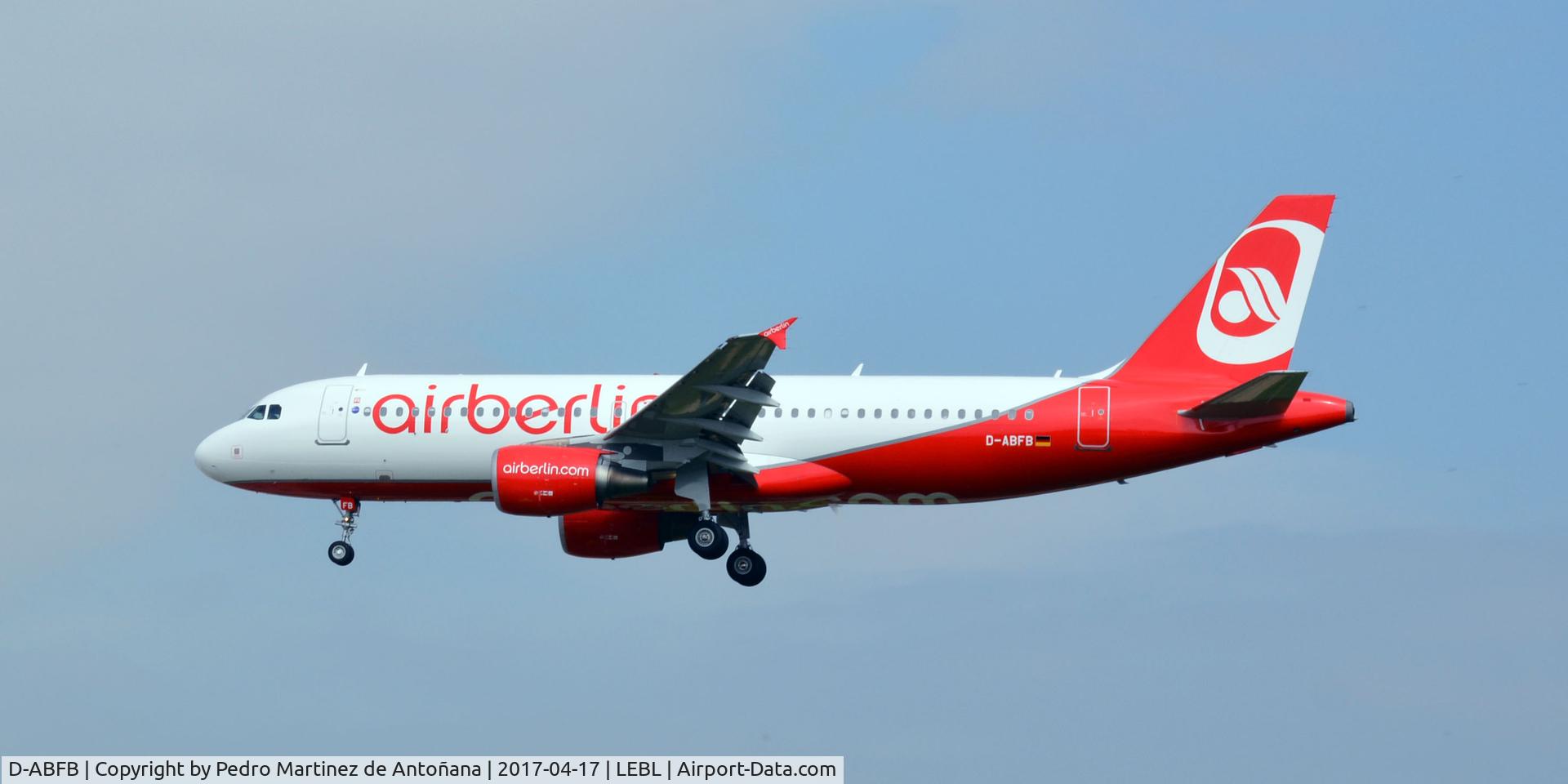 D-ABFB, 2009 Airbus A320-214 C/N 4128, El Prat  -  Barcelona  -  España