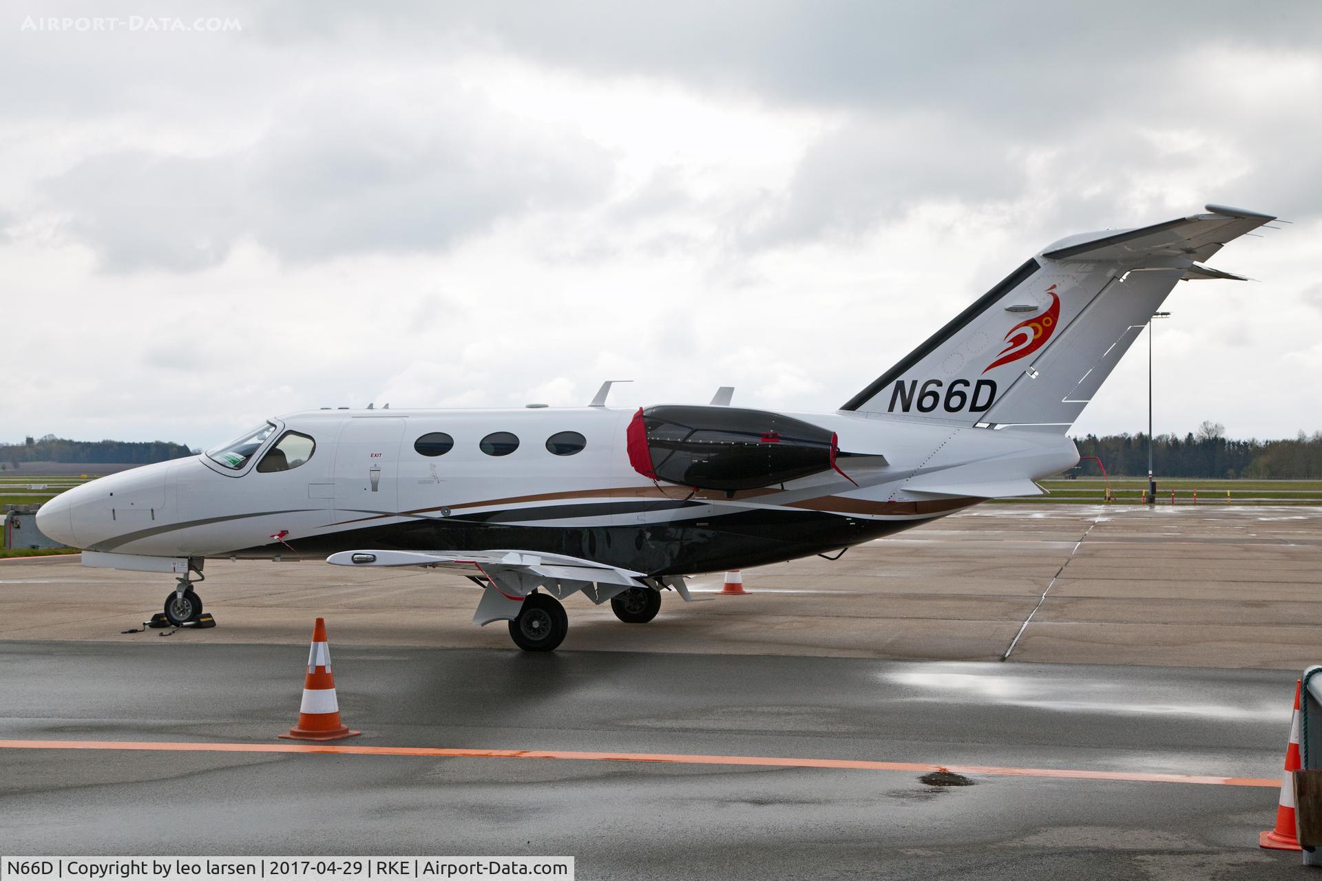 N66D, 2014 Cessna 510 Citation Mustang Citation Mustang C/N 510-0454, Roskilde 29.4.2017