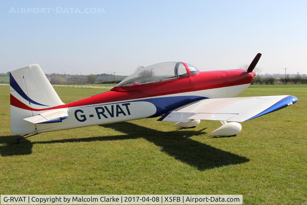 G-RVAT, 2009 Vans RV-8 C/N LAA 303-14928, Vans RV-8, Fishburn Airfield. April 8th 2017.
