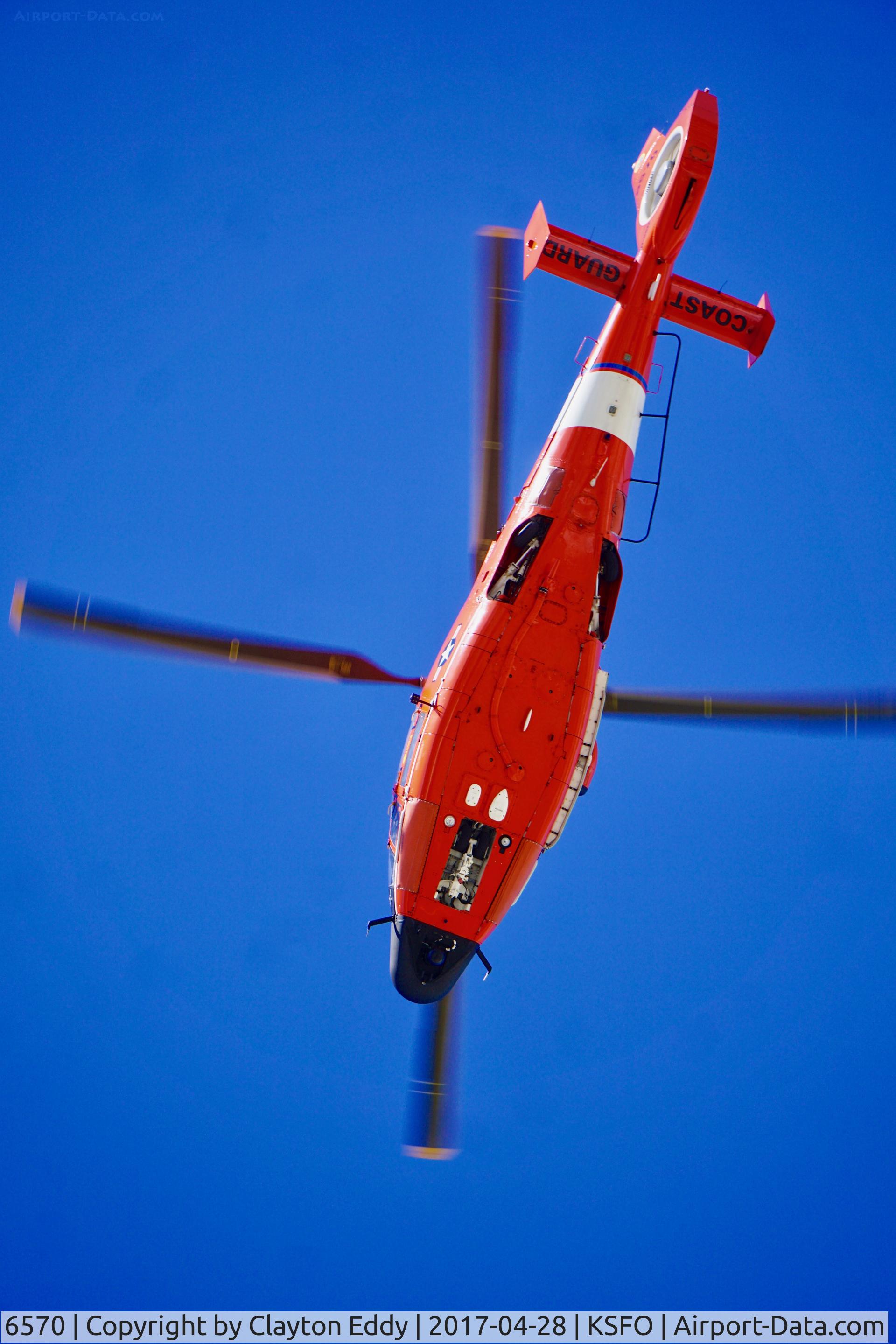 6570, Aerospatiale MH-65C Dolphin C/N 6265, SFO 2017