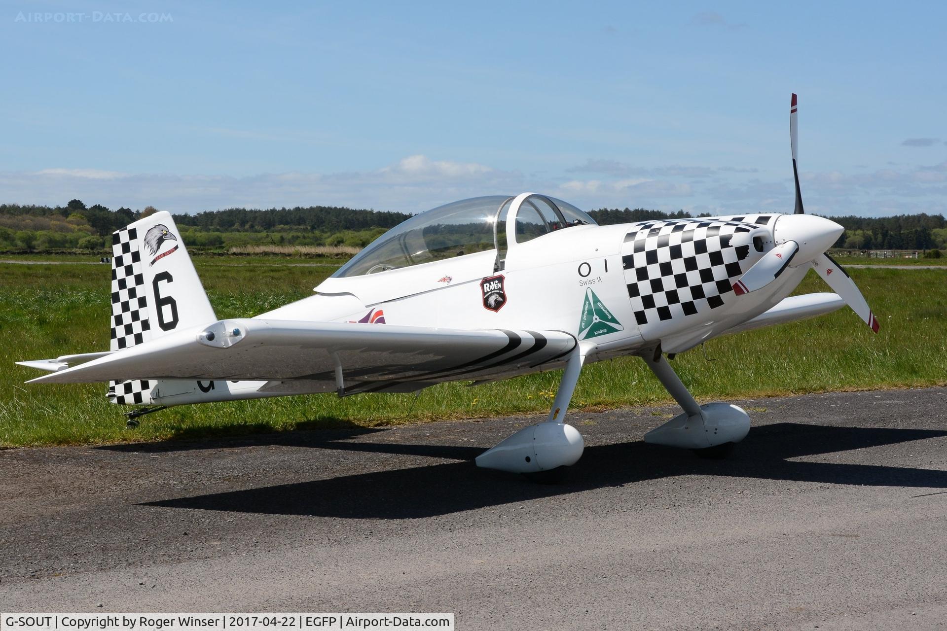 G-SOUT, 2006 Vans RV-8 C/N PFA 303-13295, Raven 6 in Team Raven.