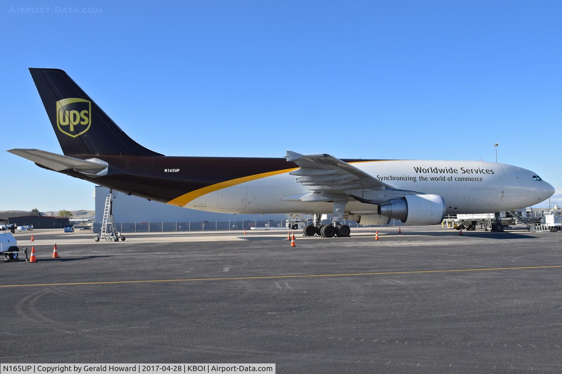 N165UP, 2005 Airbus A300F4-622R C/N 0854, Parked on the UPS ramp.
