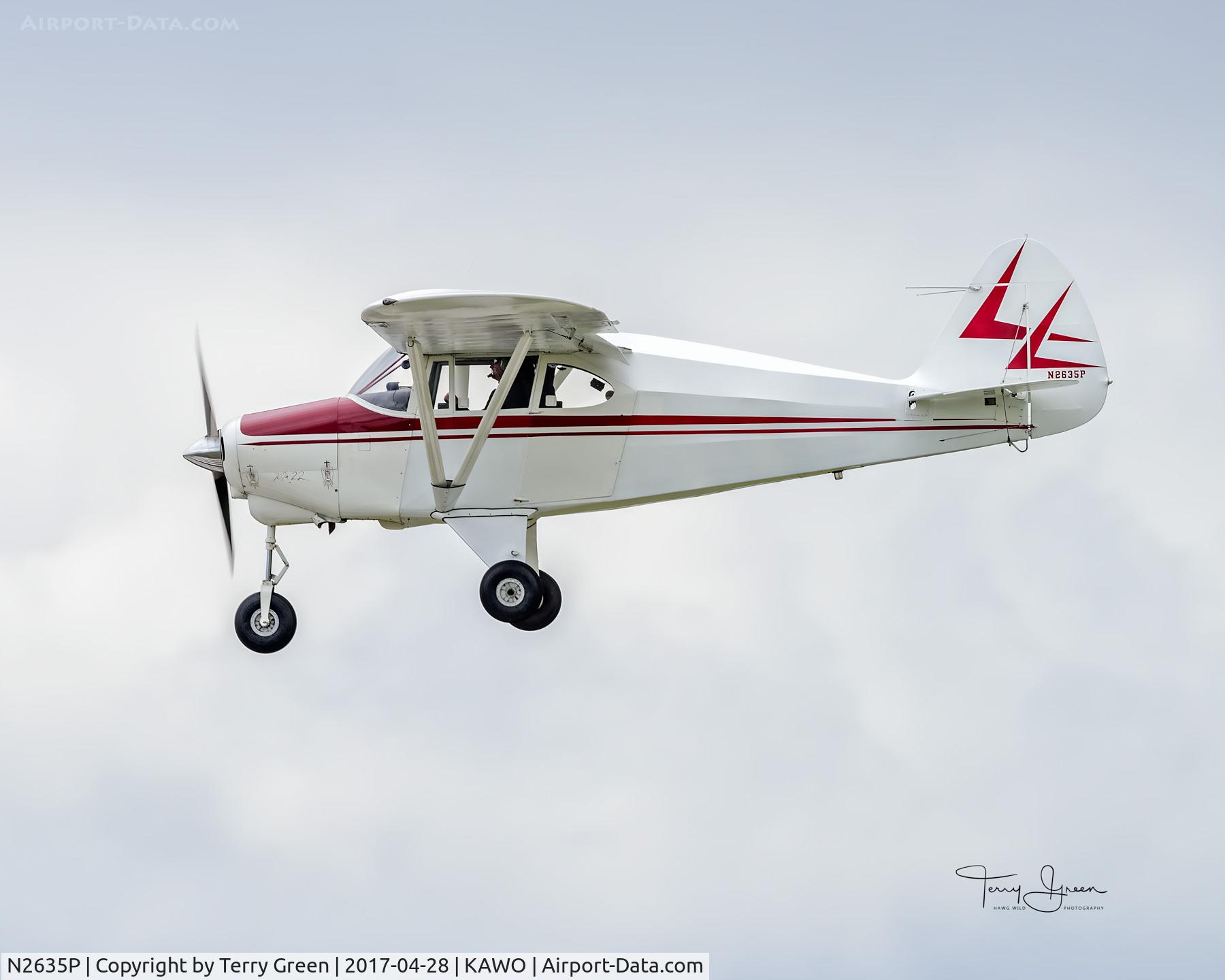 N2635P, 1955 Piper PA-22-150 C/N 22-2973, KAWO