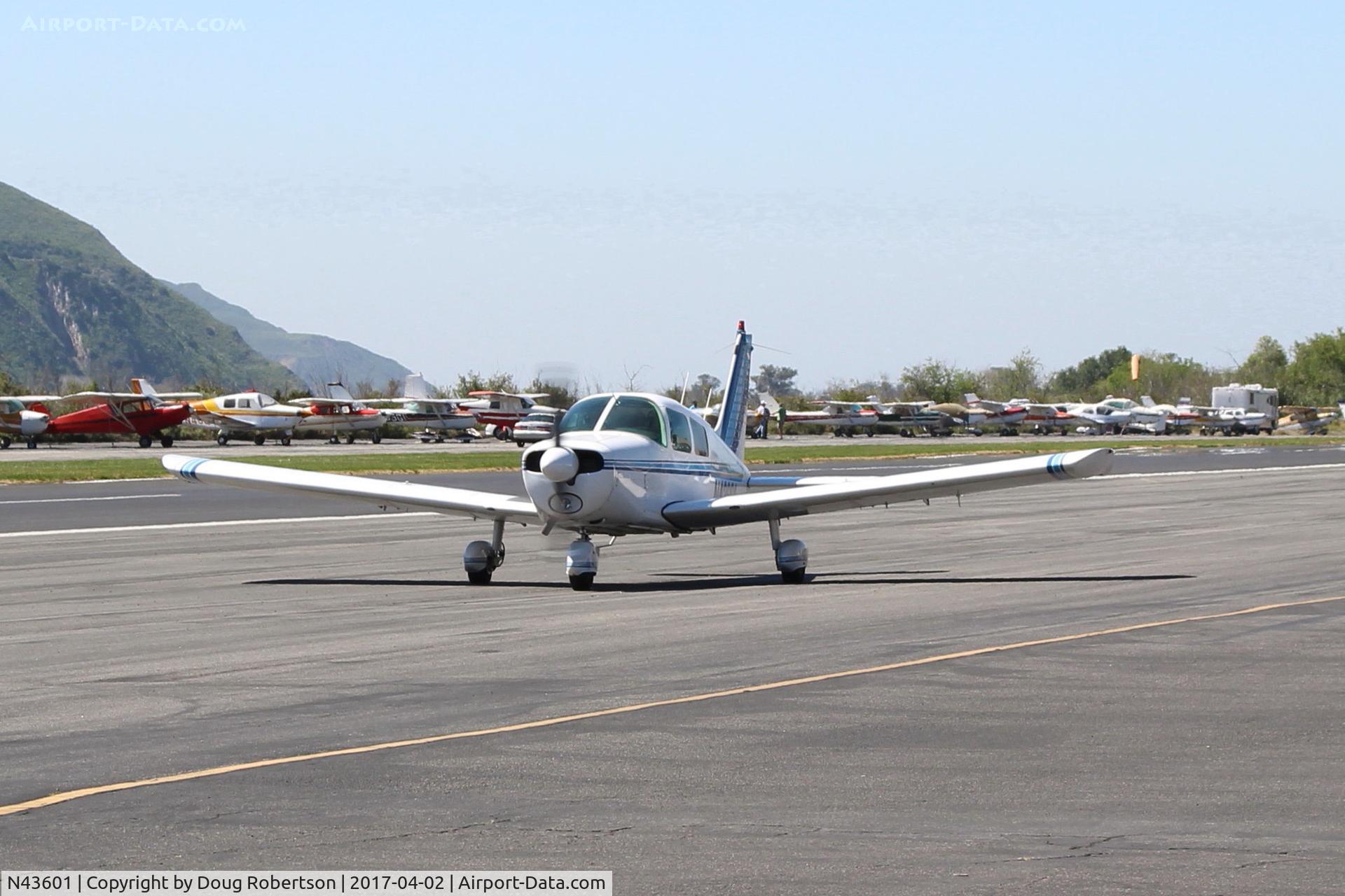 N43601, 1974 Piper PA-28-140 Cruiser C/N 28-7425381, 1974 Piper PA-28-140 CRUISER, Lycoming O&VO-360 180 Hp upgrade, taxi back