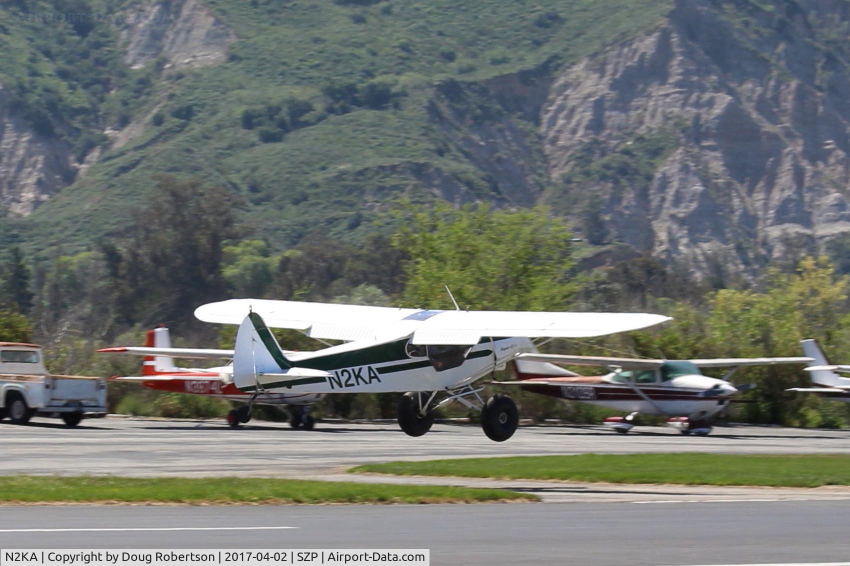 N2KA, 1978 Piper PA-18-150 Super Cub C/N 18-7809116, 1978 PIPER PA-18-150 SUPER CUB, Lycoming O-320 150 Hp, tundra tires, landing Rwy 22L grass