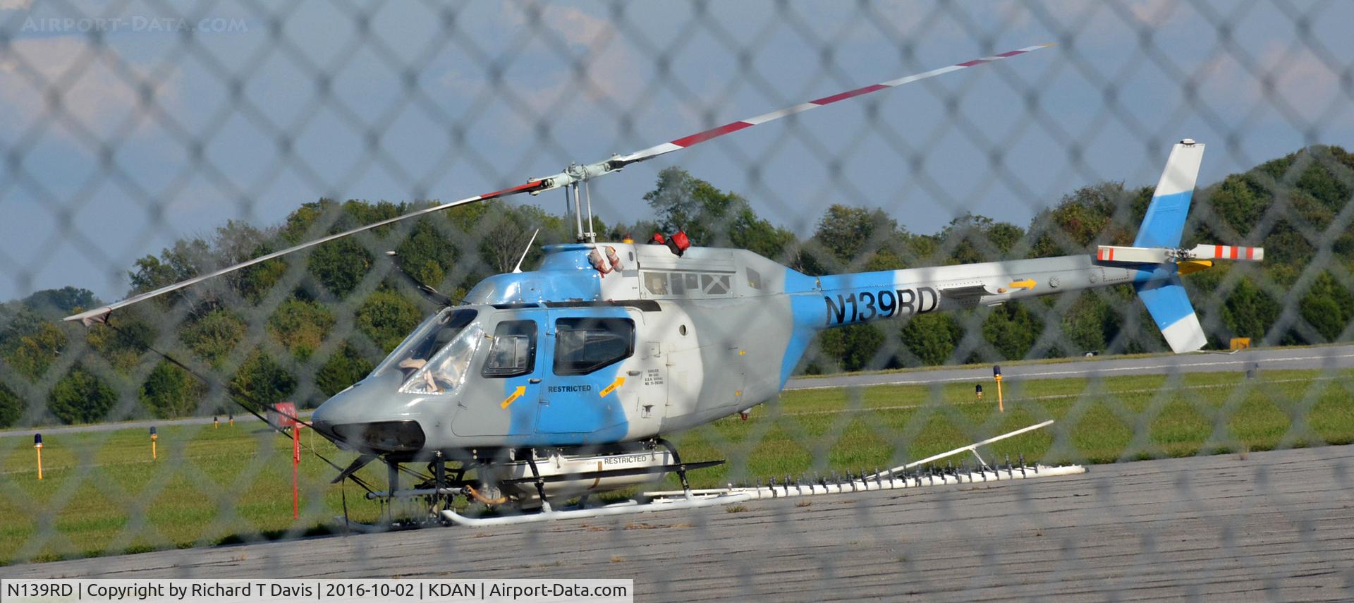 N139RD, 1971 Bell OH-58C C/N 71-20396, 1971 Bell OH-58C in Danville Va.