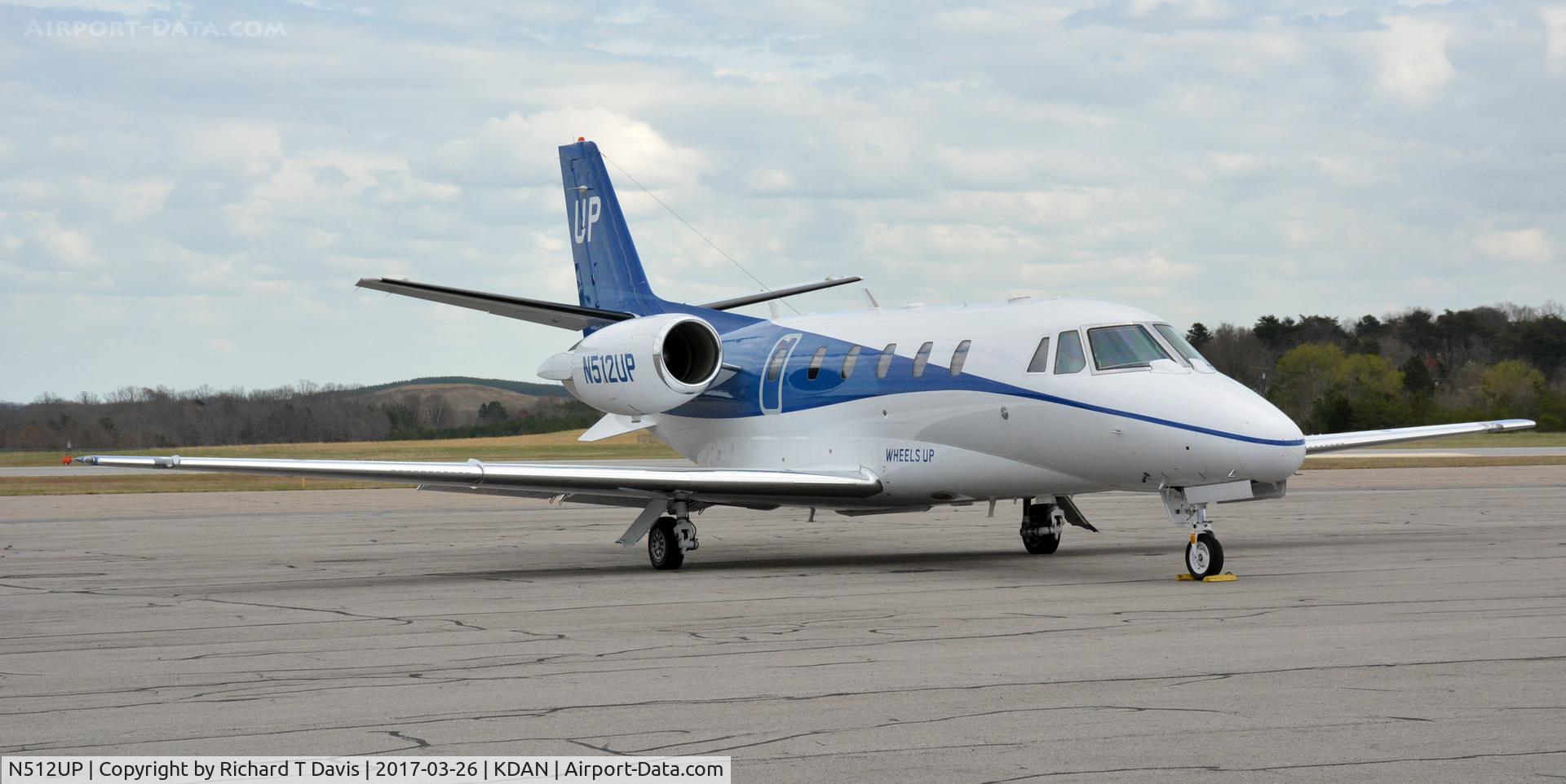 N512UP, 2007 Cessna 560XLS C/N 560-5680, 2007 Cessna 560XLS in Danville Va.