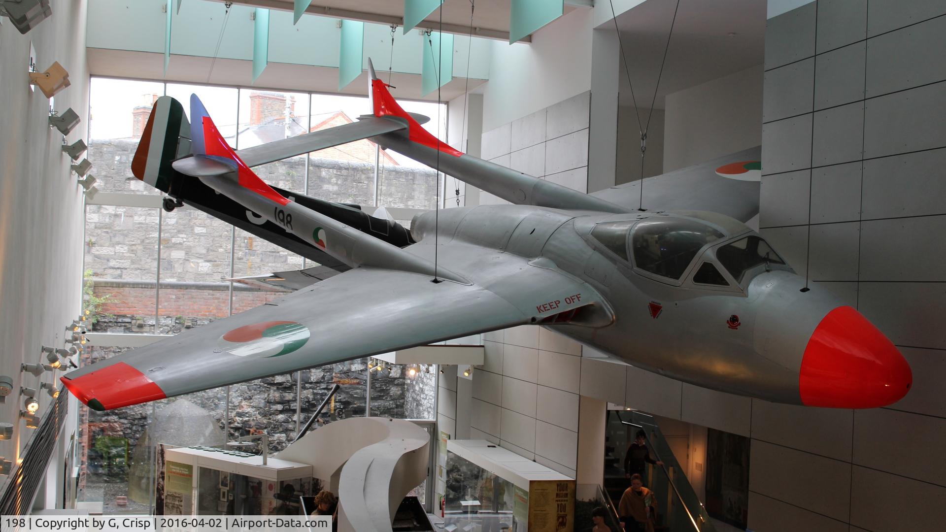 198, De Havilland DH-115 Vampire T.11 C/N 15563, National Museum of Ireland, Dublin