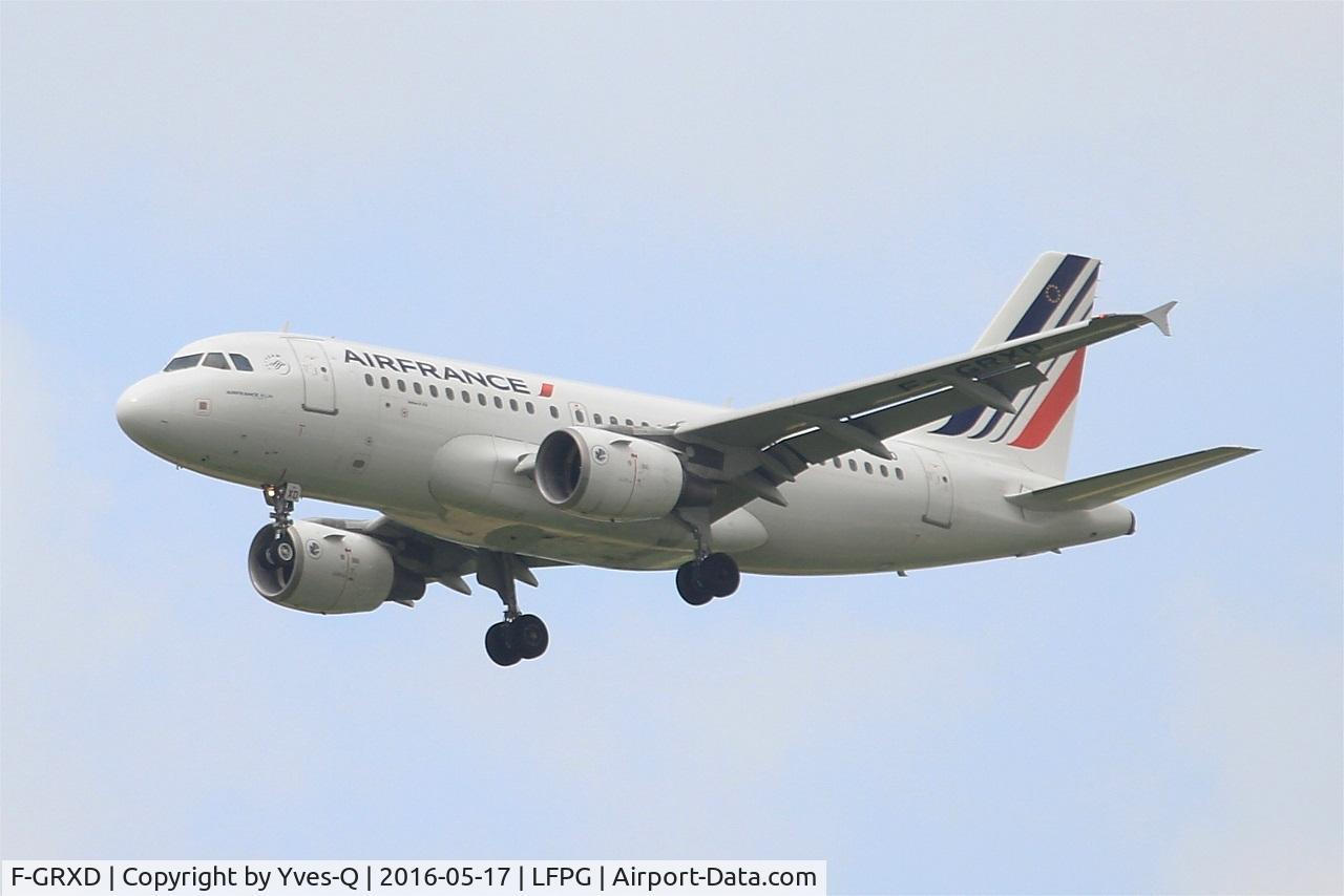 F-GRXD, 2002 Airbus A319-111 C/N 1699, Airbus A319-111, Short approach rwy 27R, Roissy Charles De Gaulle Airport (LFPG-CDG)