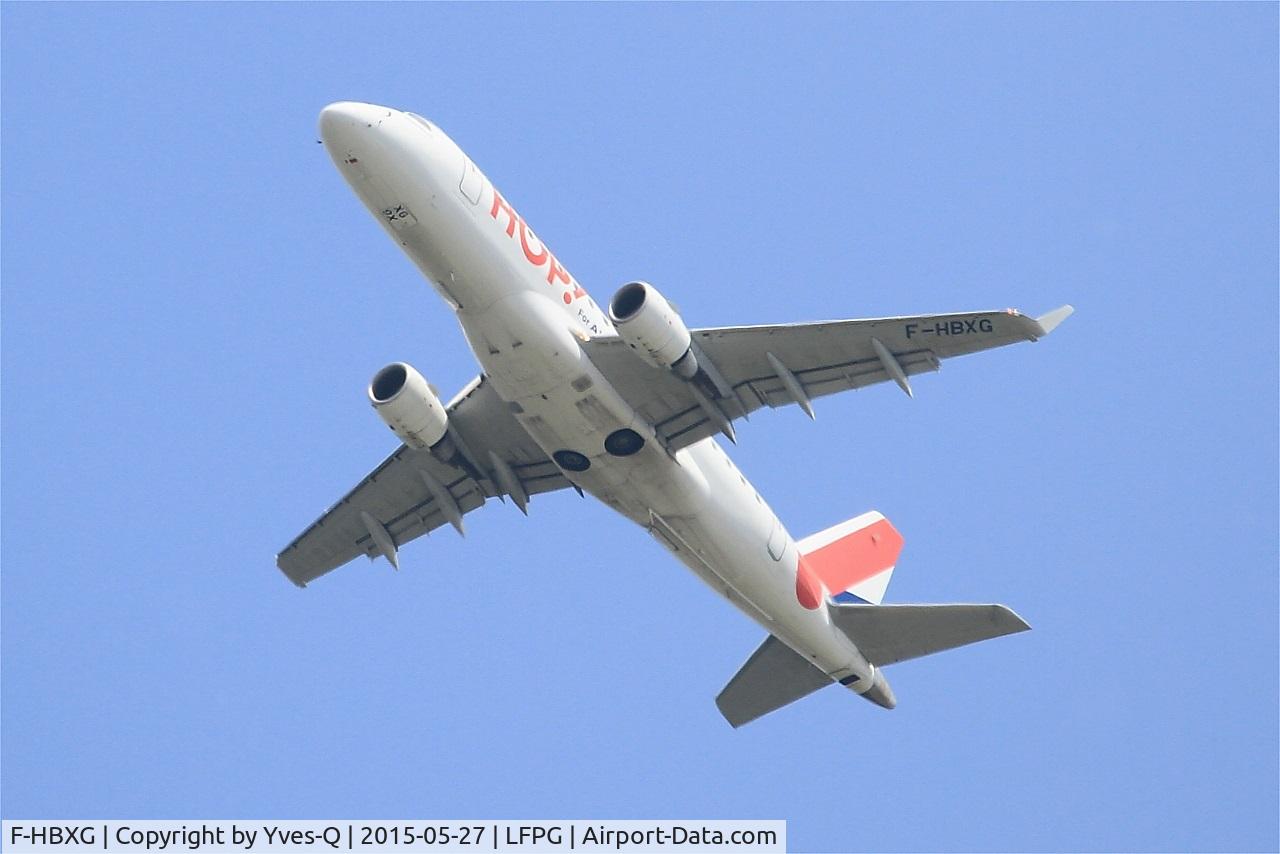 F-HBXG, 2009 Embraer 170ST (ERJ-170-100ST) C/N 17000301, Embraer 170ST, Take off rwy 27L, Roissy Charles De Gaulle airport (LFPG-CDG)