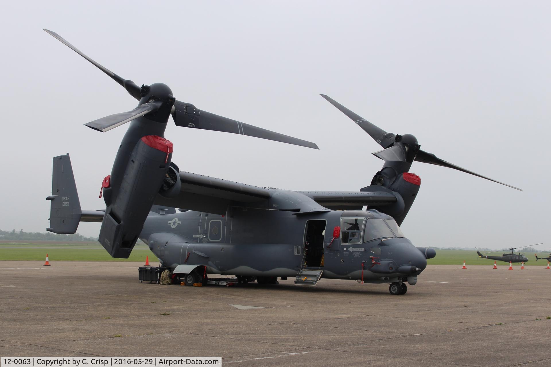 12-0063, 2012 Bell-Boeing CV-22B Osprey C/N D1044, Duxford American Air Show 2016
