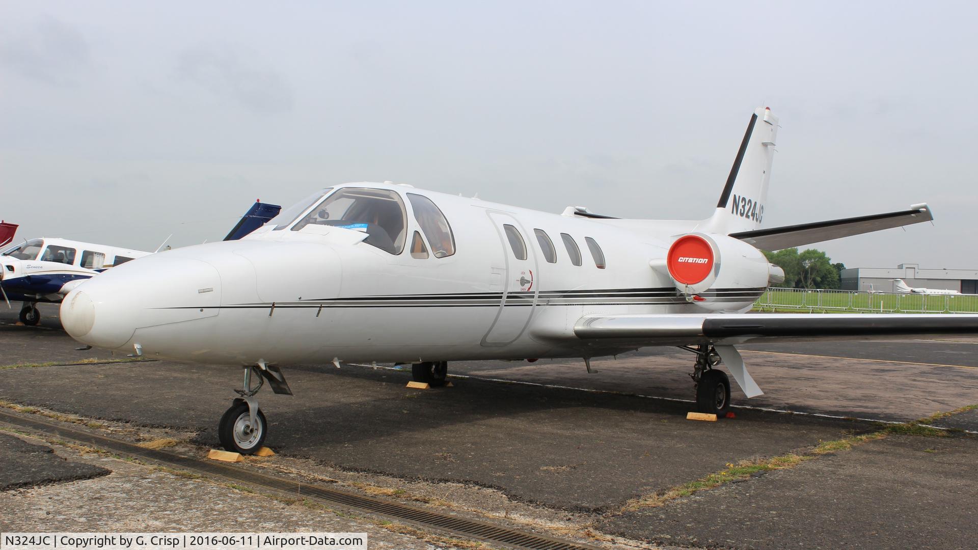 N324JC, 1976 Cessna 500 Citation C/N 500-0324, Biggin Hill Festival of Flight 2016