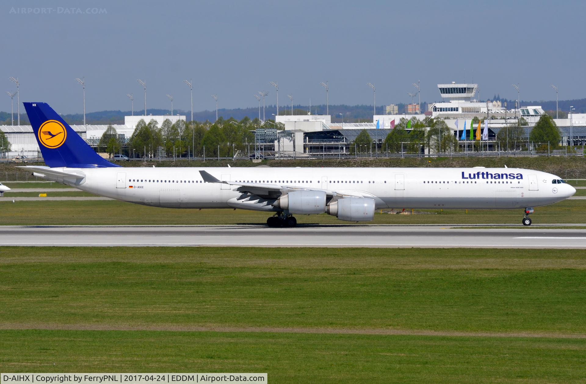 D-AIHX, 2009 Airbus A340-642 C/N 981, Lufthansa A346 just landed in MUC