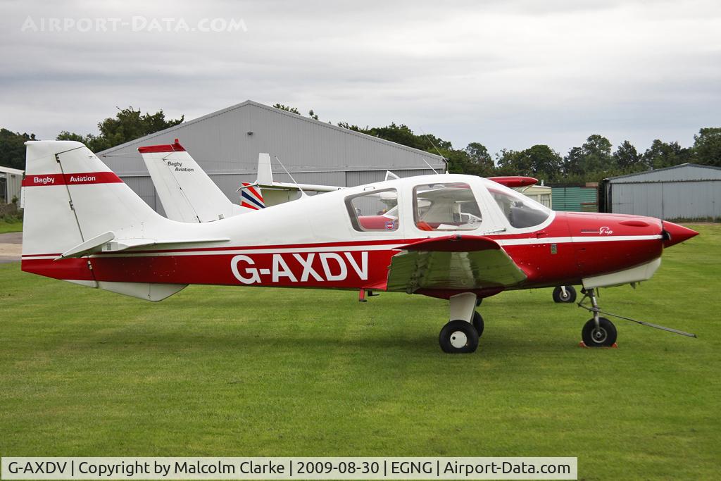 G-AXDV, 1969 Beagle B-121 Pup Series 1 (Pup 100) C/N B121-049, Beagle B-121 Pup Series 1 at Bagby Airfield. August 30th 2009.