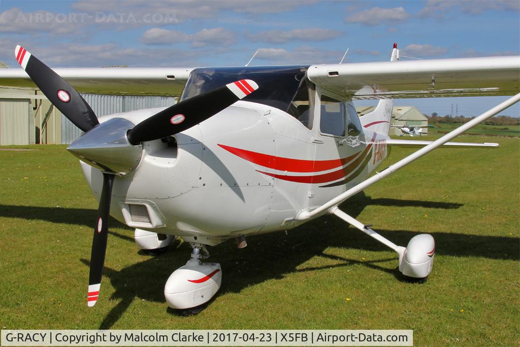 G-RACY, 1999 Cessna 182S Skylane C/N 18280588, Cessna 182S Skylane at Fishburn Airfield. April 23rd 2017.