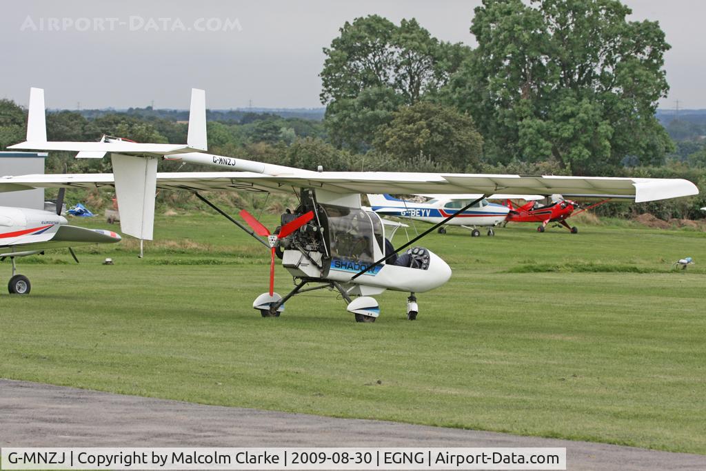 G-MNZJ, 1986 CFM Shadow Series DD C/N 033, CFM Shadow Series DD at  Bagby Airfield. August 30th 2009.