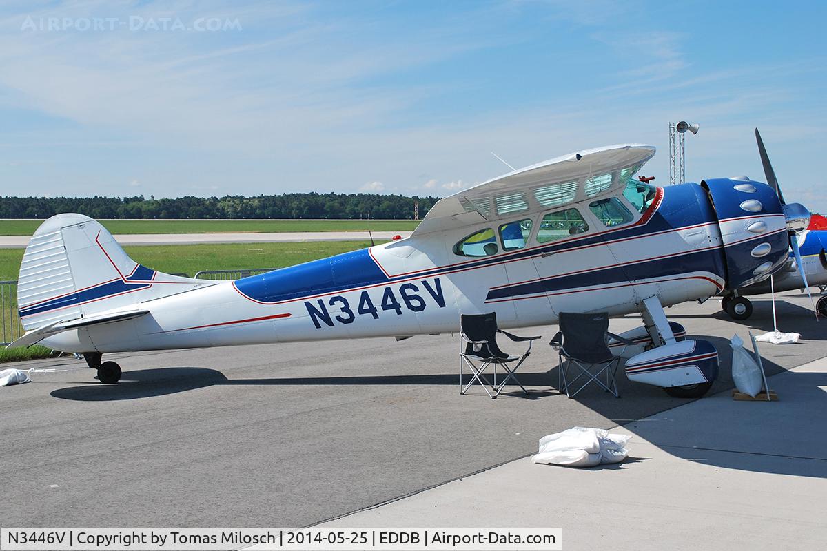 N3446V, 1948 Cessna 195A C/N 7136, ILA 2014