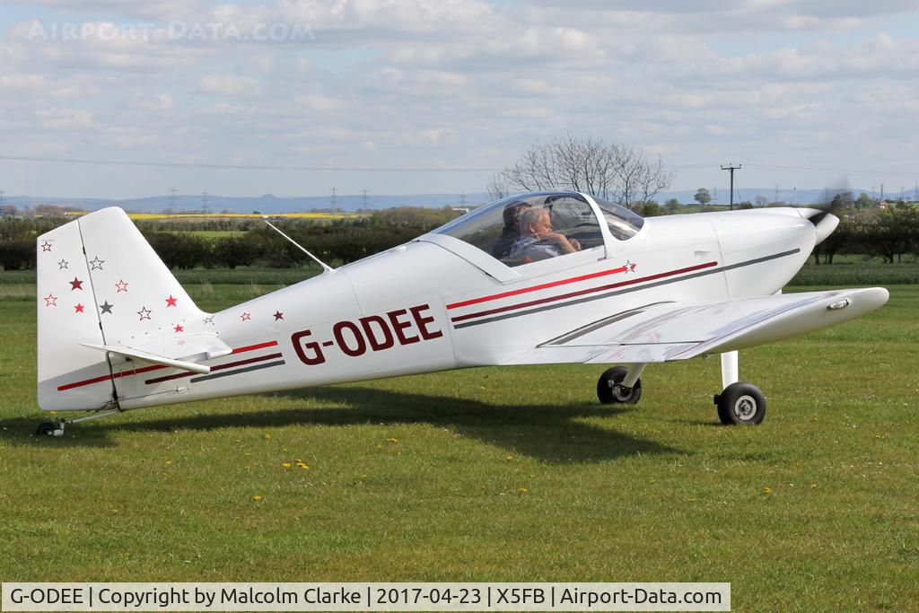 G-ODEE, 2002 Vans RV-6 C/N PFA 181A-13173, Vans RV-6, Fishburn Airfield. April 23rd 2017.