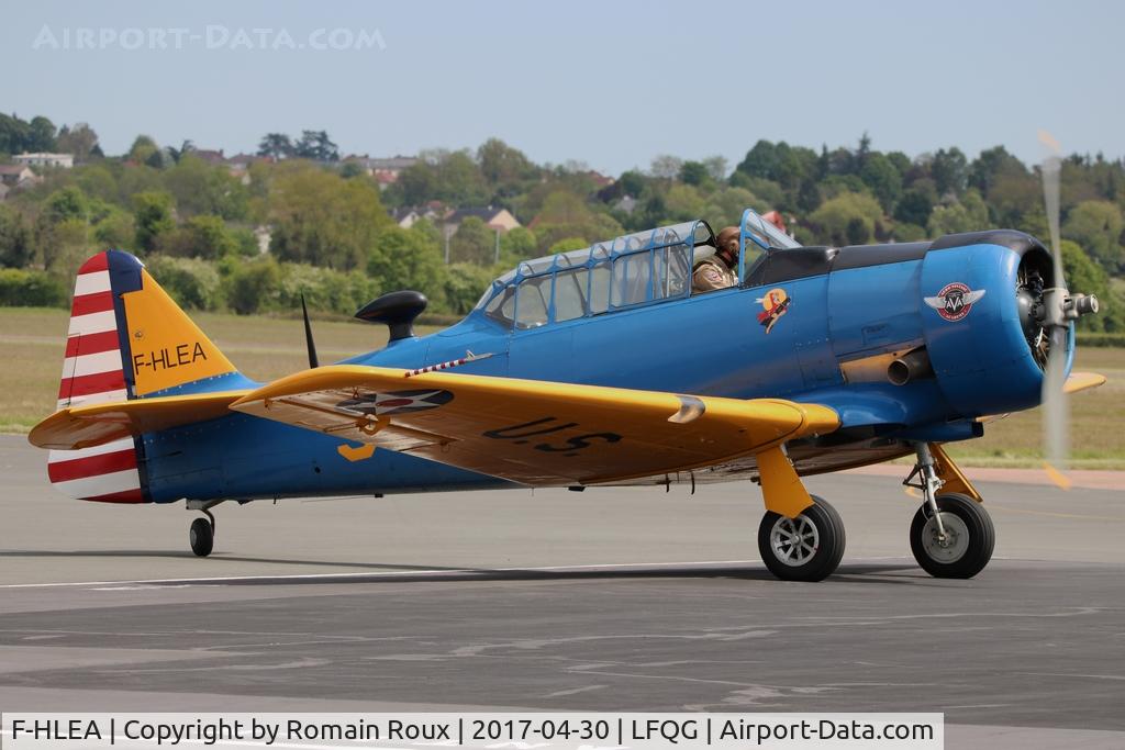 F-HLEA, North American T-6G Texan C/N 168-160, Parked