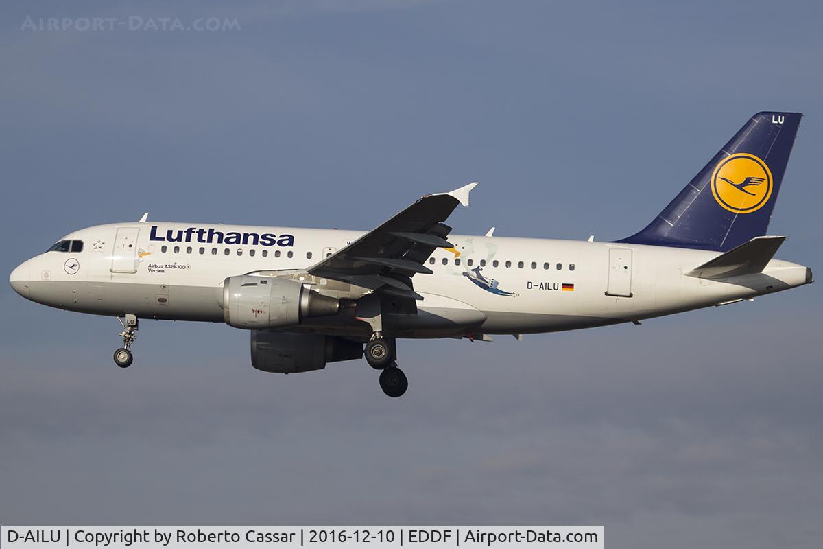 D-AILU, 1997 Airbus A319-114 C/N 744, Frankfurt 2016