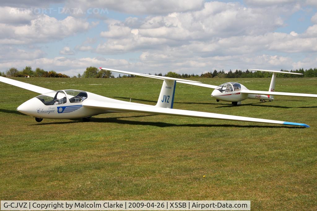 G-CJVZ, Schleicher ASK-21 C/N 21721, Schleicher ASK-21, Sutton Bank, North Yorkshire. April 26th 2009.