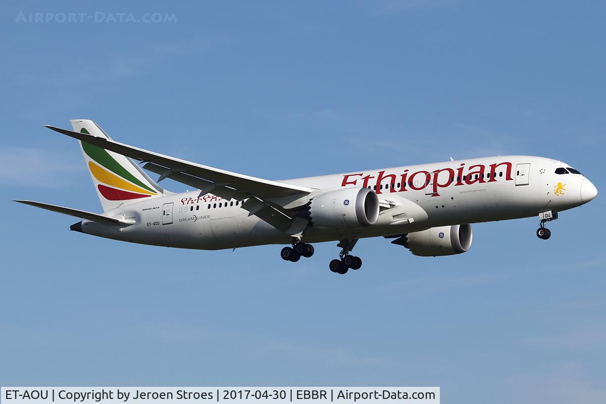 ET-AOU, 2014 Boeing 787-8 Dreamliner Dreamliner C/N 34749, ebbr