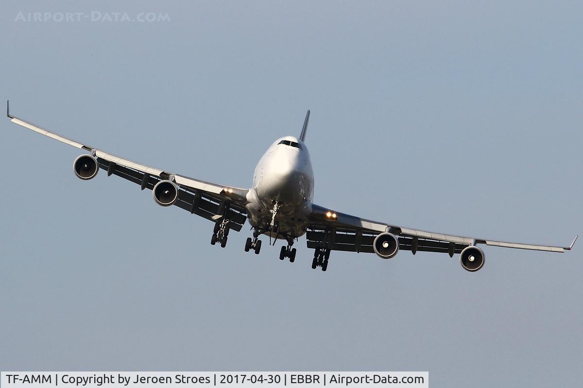 TF-AMM, 1993 Boeing 747-4H6BD SF C/N 25700, ebbr