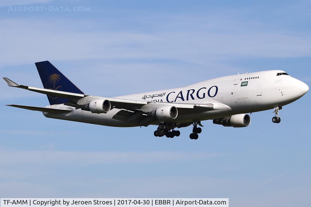 TF-AMM, 1993 Boeing 747-4H6BD SF C/N 25700, ebbr