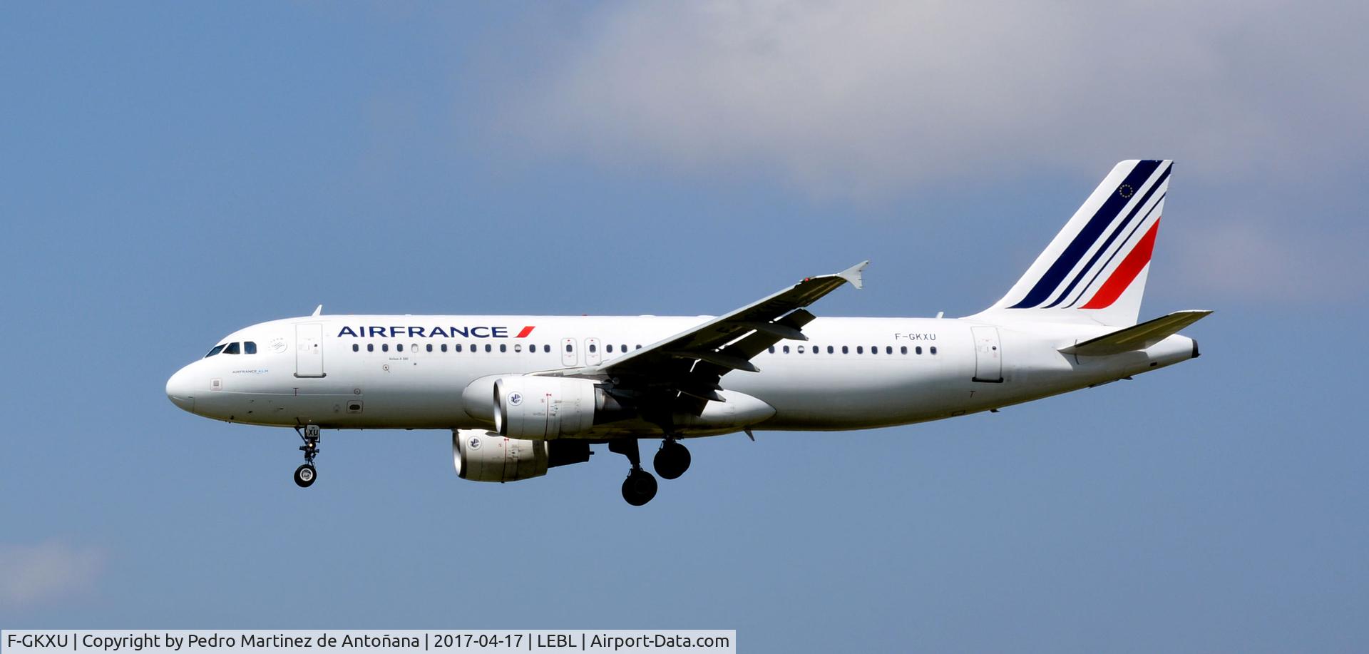 F-GKXU, 2009 Airbus A320-214 C/N 4063, El Prat  -  Barcelona  -  España