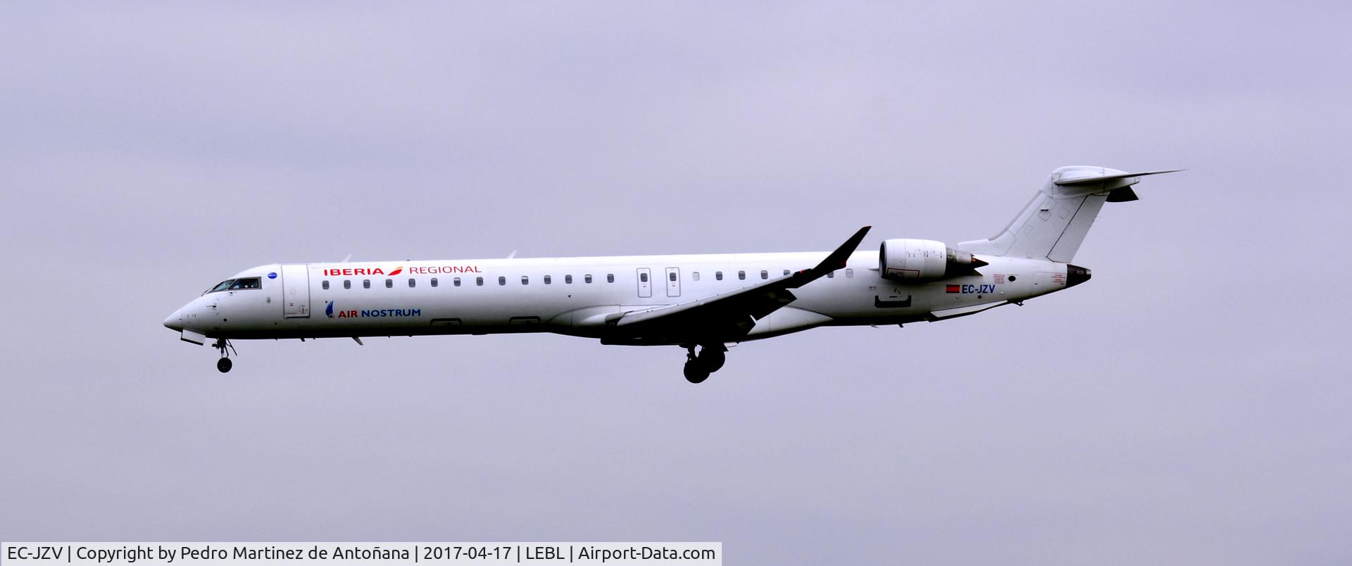 EC-JZV, 2007 Bombardier CRJ-900 (CL-600-2D24) C/N 15117, El Prat  -  Barcelona  -  España