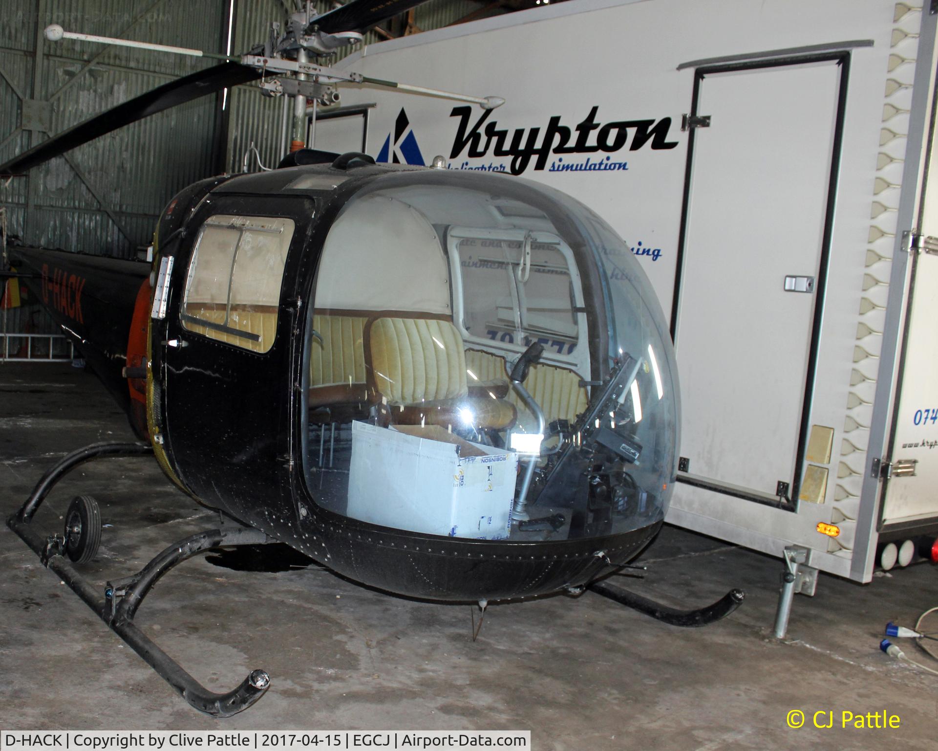 D-HACK, Agusta-Bell 47-J2A Ranger C/N 2071, Hangared at Sherburn EGCJ