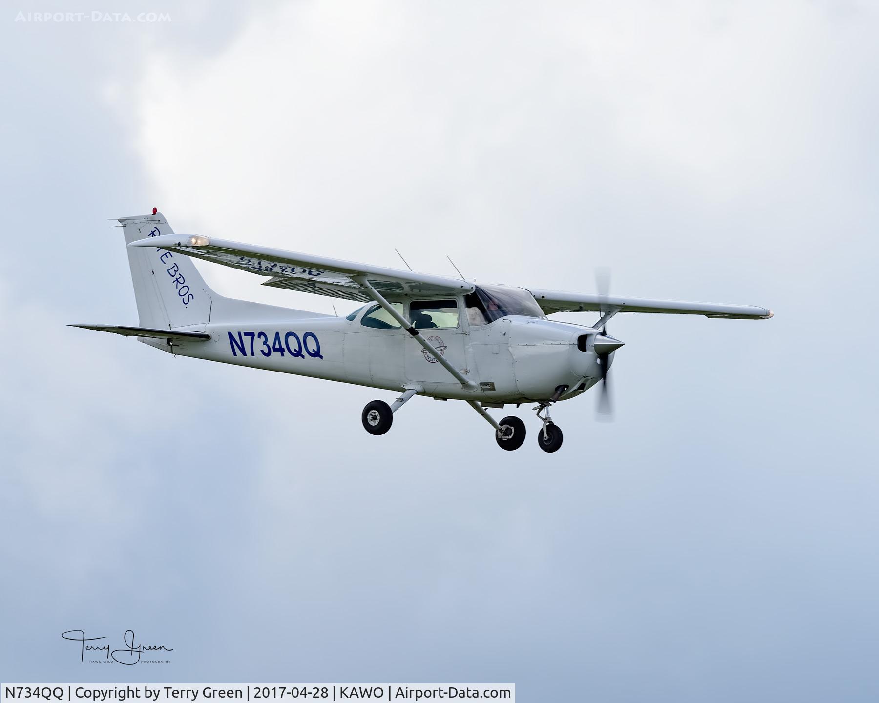 N734QQ, 1977 Cessna 172N C/N 17269034, KAWO