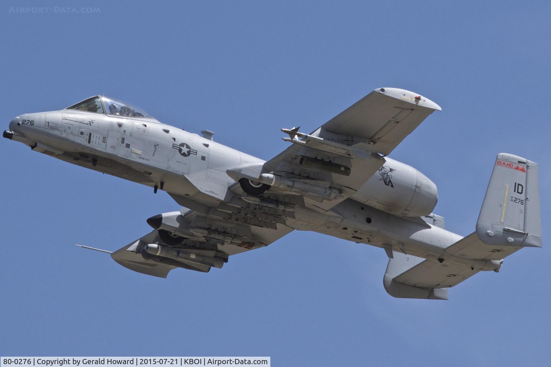 80-0276, 1980 Fairchild Republic A-10C Thunderbolt II C/N A10-0626, 190th Fighter Sq., Idaho ANG.