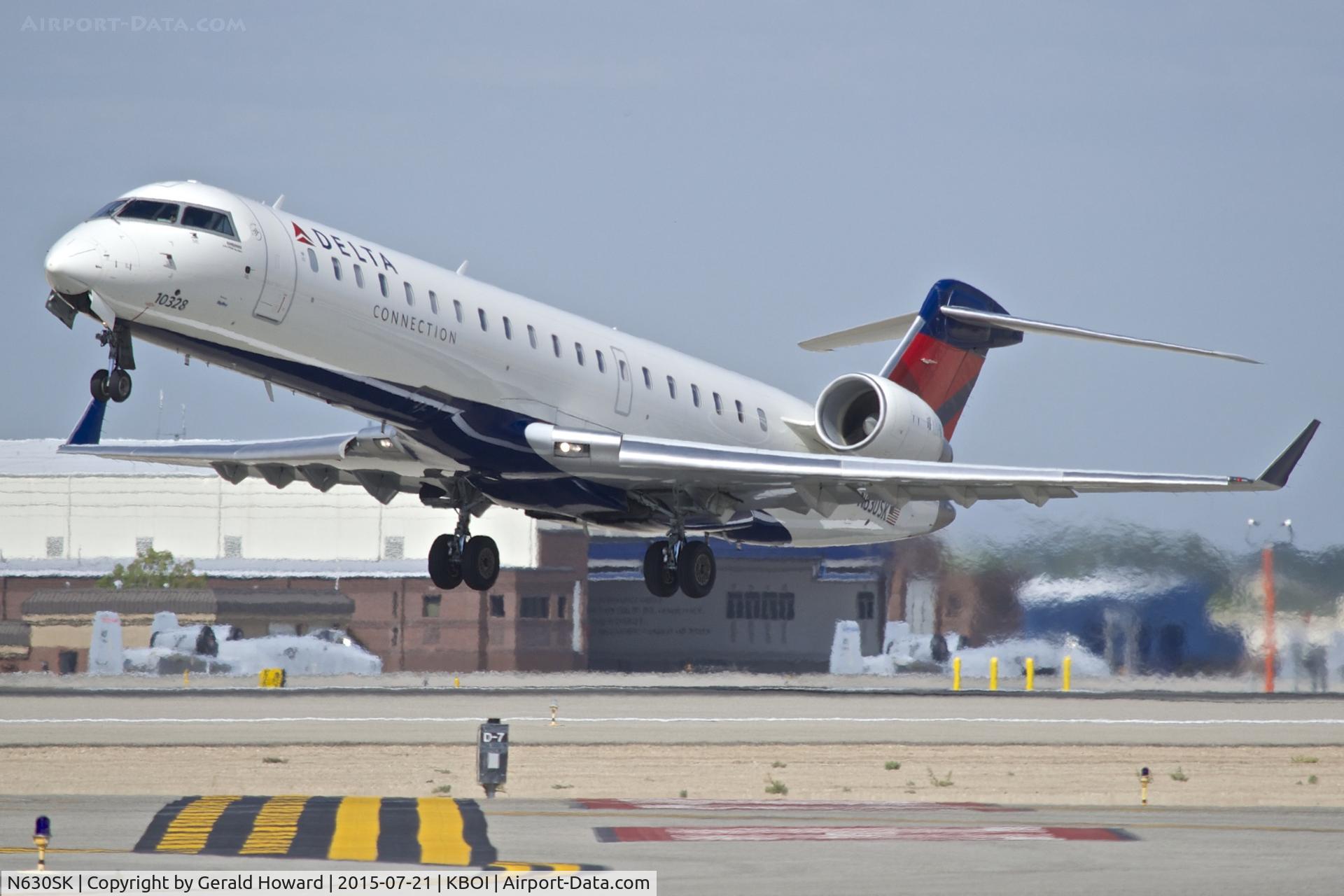 N630SK, 2011 Bombardier CRJ-700 (CL-600-2C10) Regional Jet C/N 10328, Passed the numbers on RWY 10L.