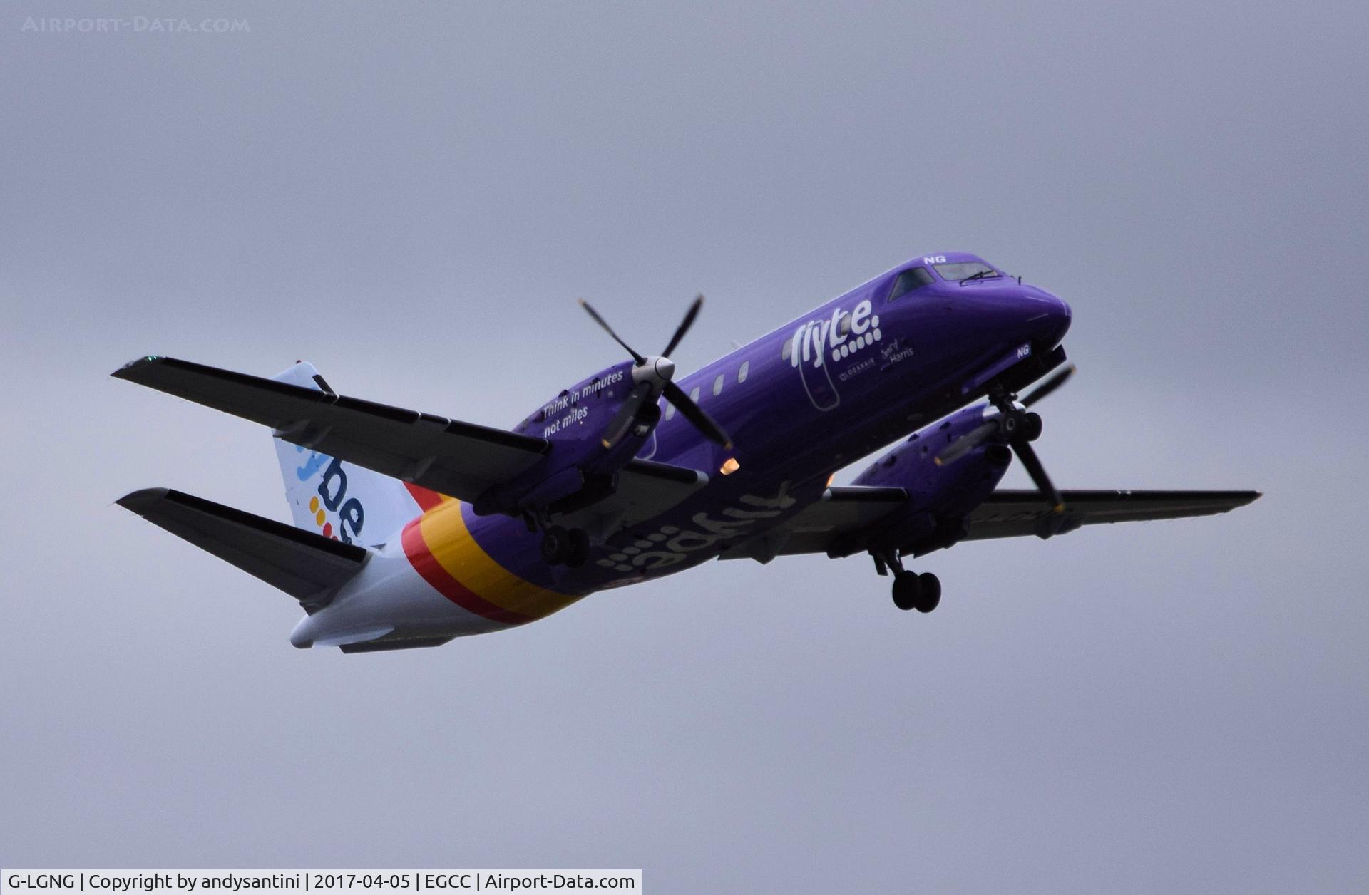 G-LGNG, 1992 Saab SF340B C/N 340B-327, just dept man egcc uk