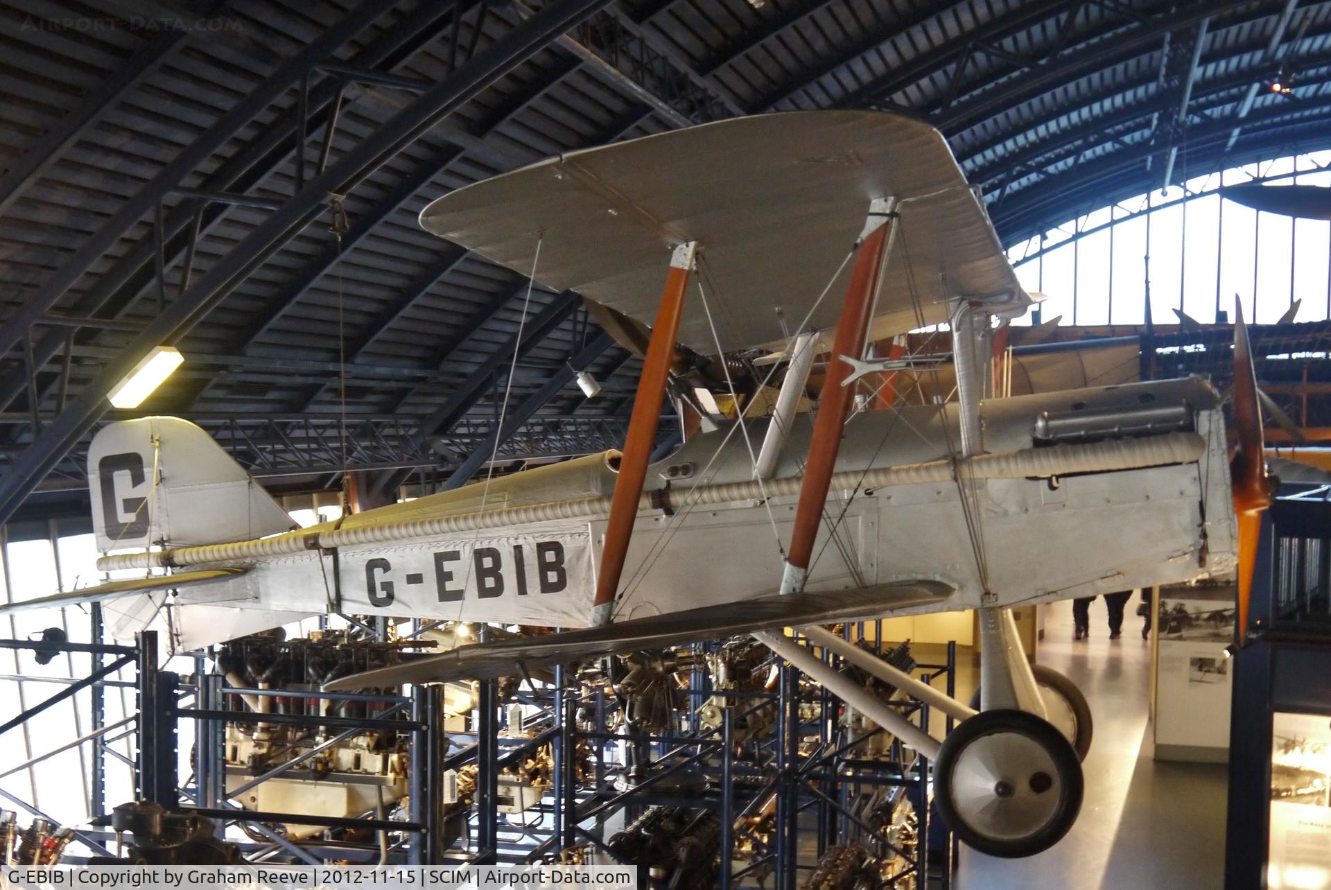G-EBIB, Royal Aircraft Factory SE-5A C/N 688/2404, On display at the Science Museum London.