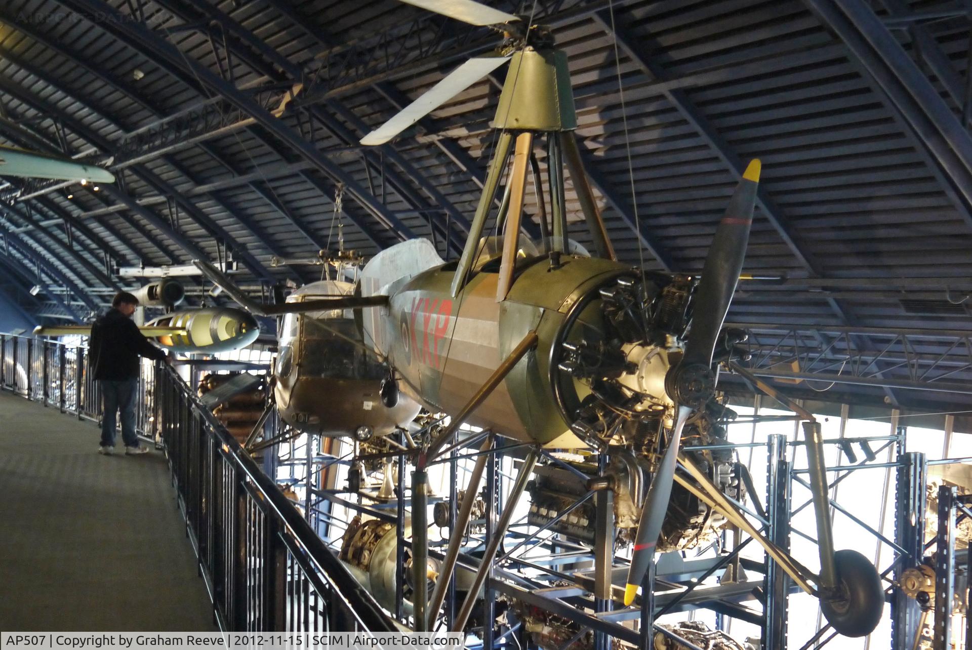 AP507, Avro 671 Rota I (Cierva C-30A) C/N R3/CA/40, On display at the Science Museum London.