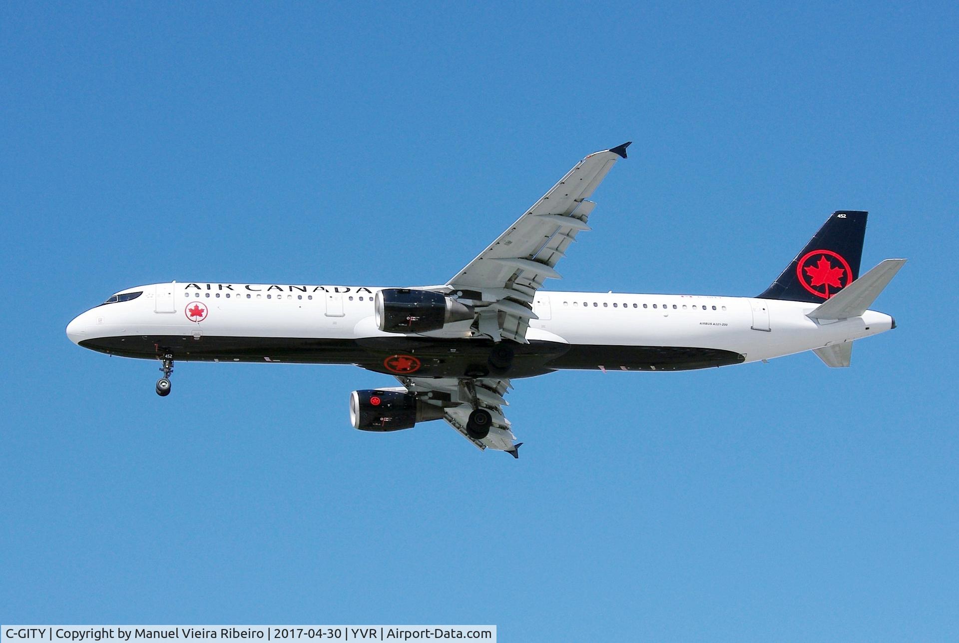 C-GITY, 2001 Airbus A321-211 C/N 1611, In 2017 livery