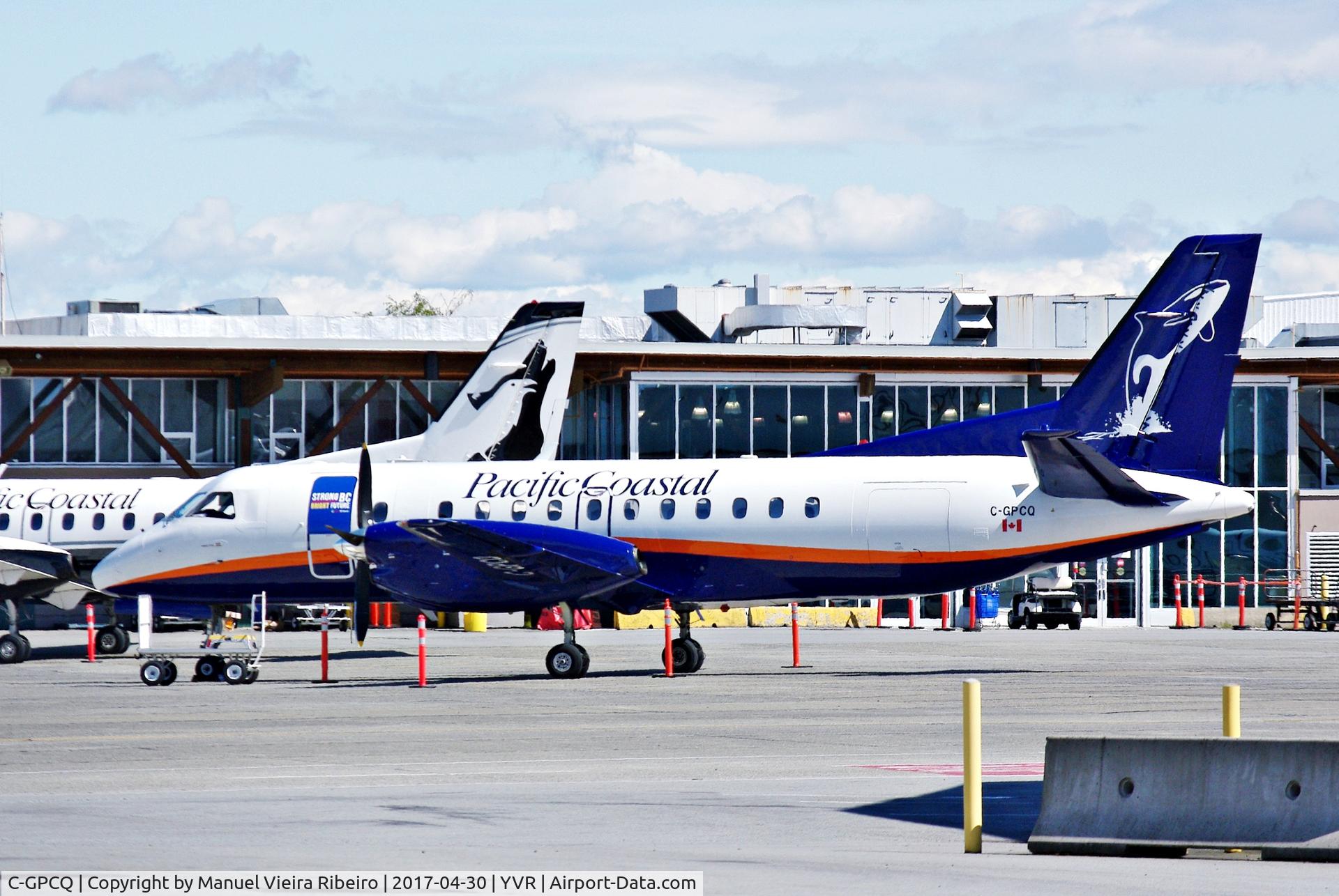 C-GPCQ, 1986 Saab SF340A C/N 340A-043, BC Liberals 2017 campaign aircraft.