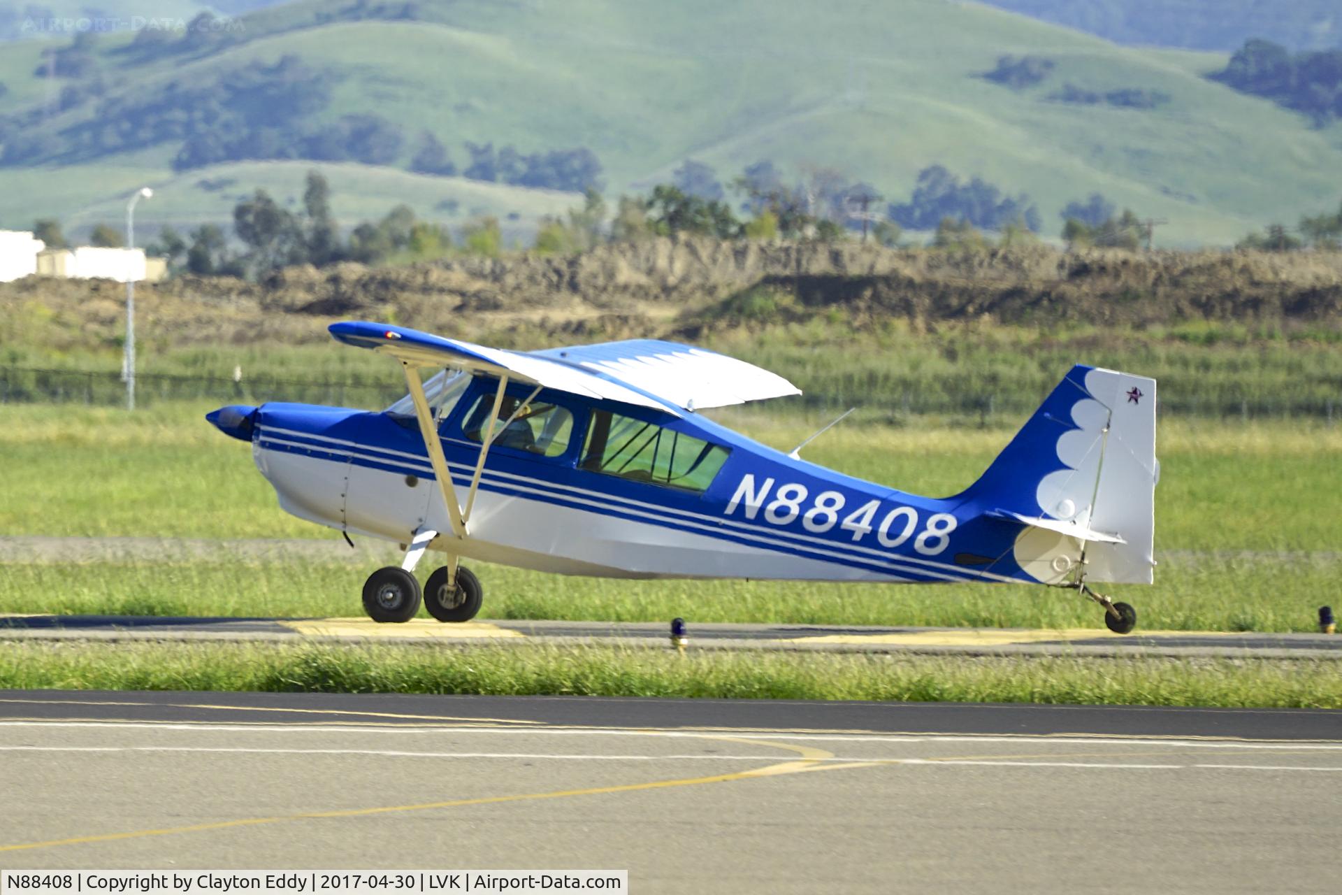 N88408, 1974 Bellanca 7ECA Citabria C/N 1062-75, Livermore Airport California 2017.