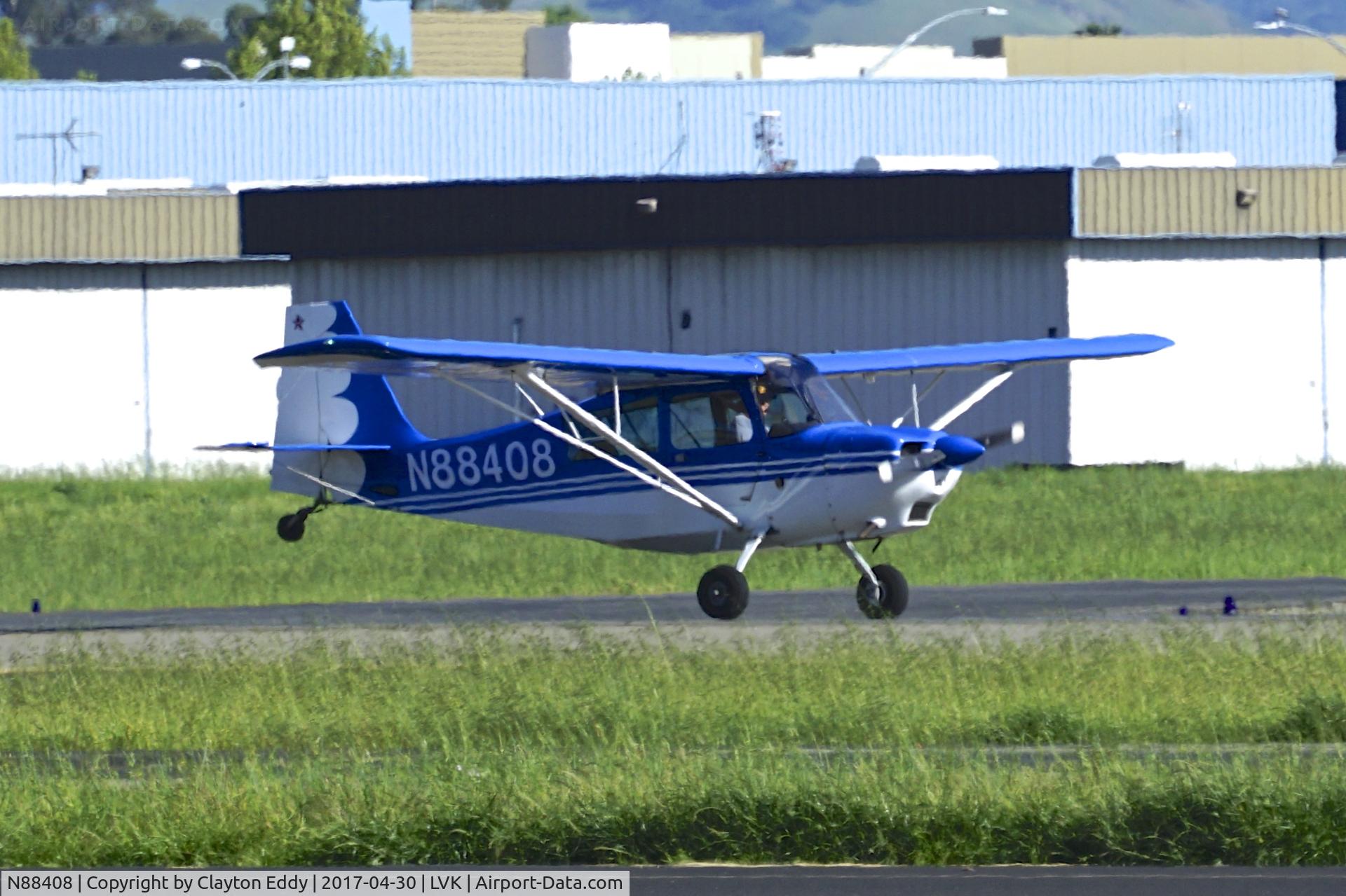 N88408, 1974 Bellanca 7ECA Citabria C/N 1062-75, Livermore Airport California 2017
