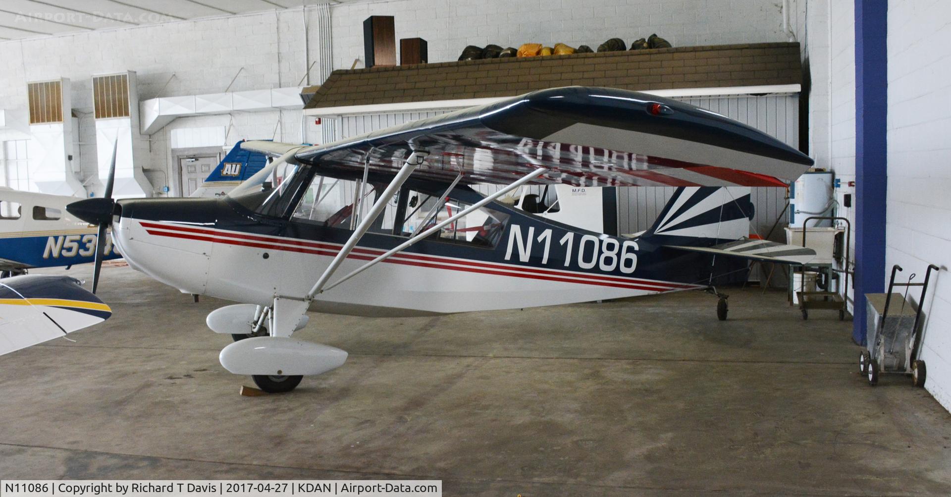 N11086, 1965 Champion 7ECA Citabria C/N 7ECA103, 1965 Champion 7ECA Citabria n Danville Va.