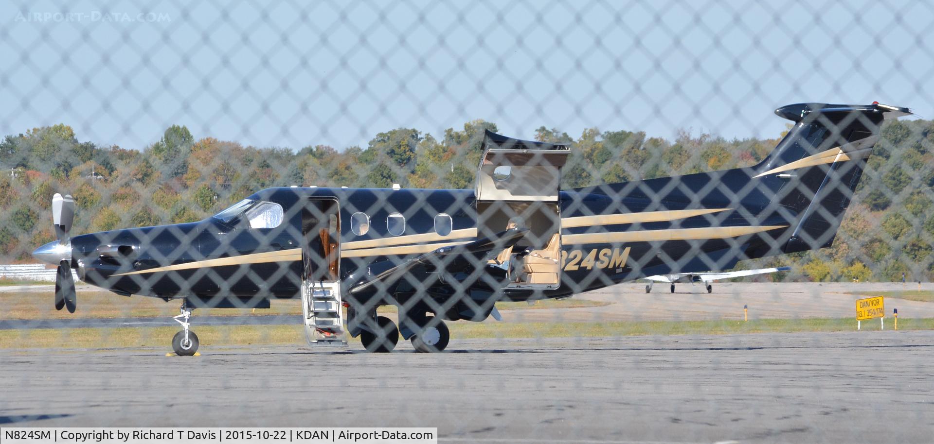 N824SM, 2007 Pilatus PC-12/47 C/N 824, 2007 Pilatus PC-12-47 in Danville Va.