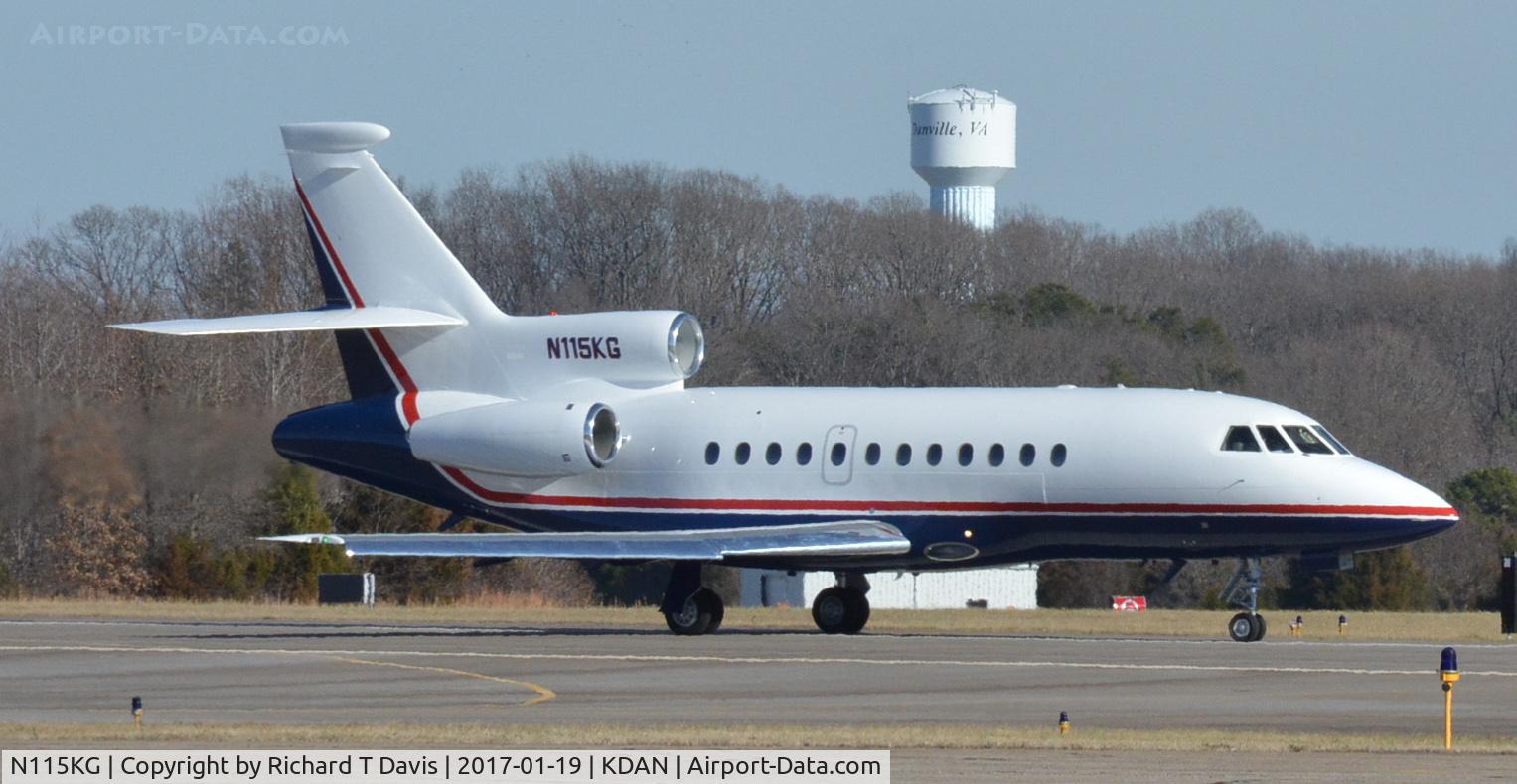 N115KG, 2002 Dassault Falcon 900EX C/N 108, Says N115KG  doesnt exist but here in Danville Va