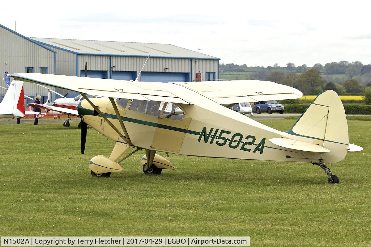 N1502A, 1951 Piper PA-20 Pacer C/N 20-686, At Wolverhampton (Halfpenny Green) Airport