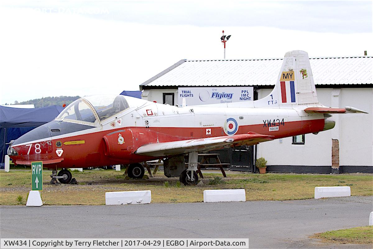 XW434, 1972 BAC 84 Jet Provost T.5A C/N EEP/JP/1056, At Wolverhampton (Halfpenny Green) Airport