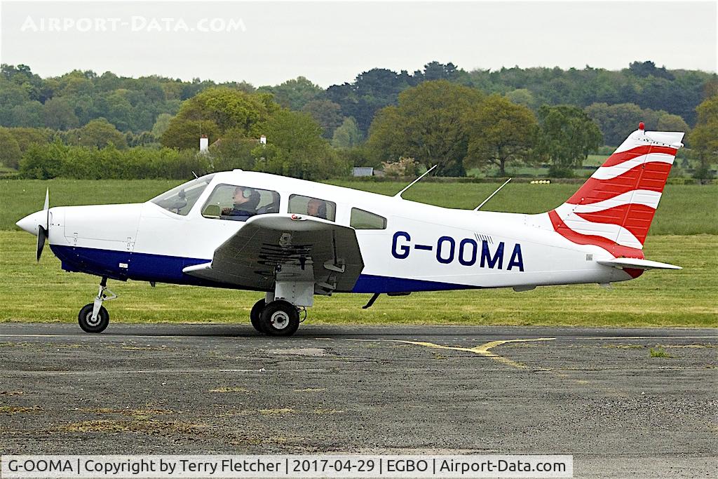 G-OOMA, 1981 Piper PA-28-161 Cherokee Warrior II C/N 28-8116030, At Wolverhampton (Halfpenny Green) Airport