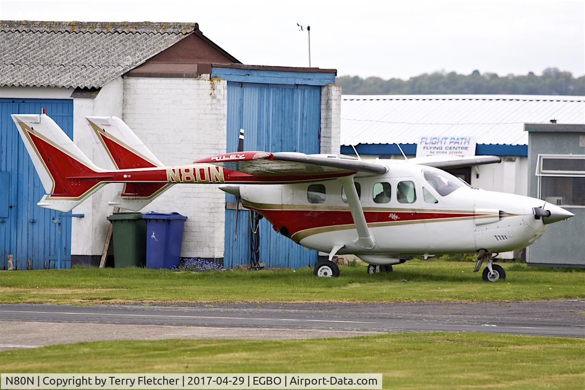 N80N, 1974 Cessna T337G Turbo Super Skymaster C/N P3370197, At Wolverhampton (Halfpenny Green) Airport